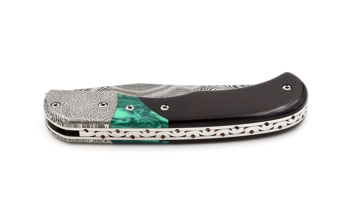 Philippe Soeuvre Le Vauban mosambique ebony damascus blade