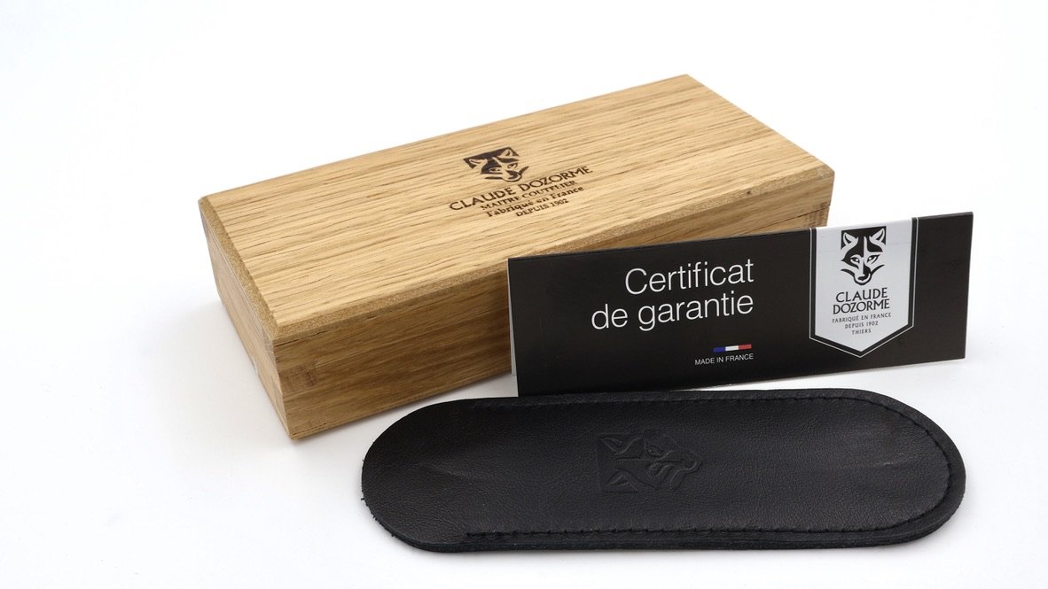 Claude DOZORME CLOS Laguiole sommelier knife turquois stone 