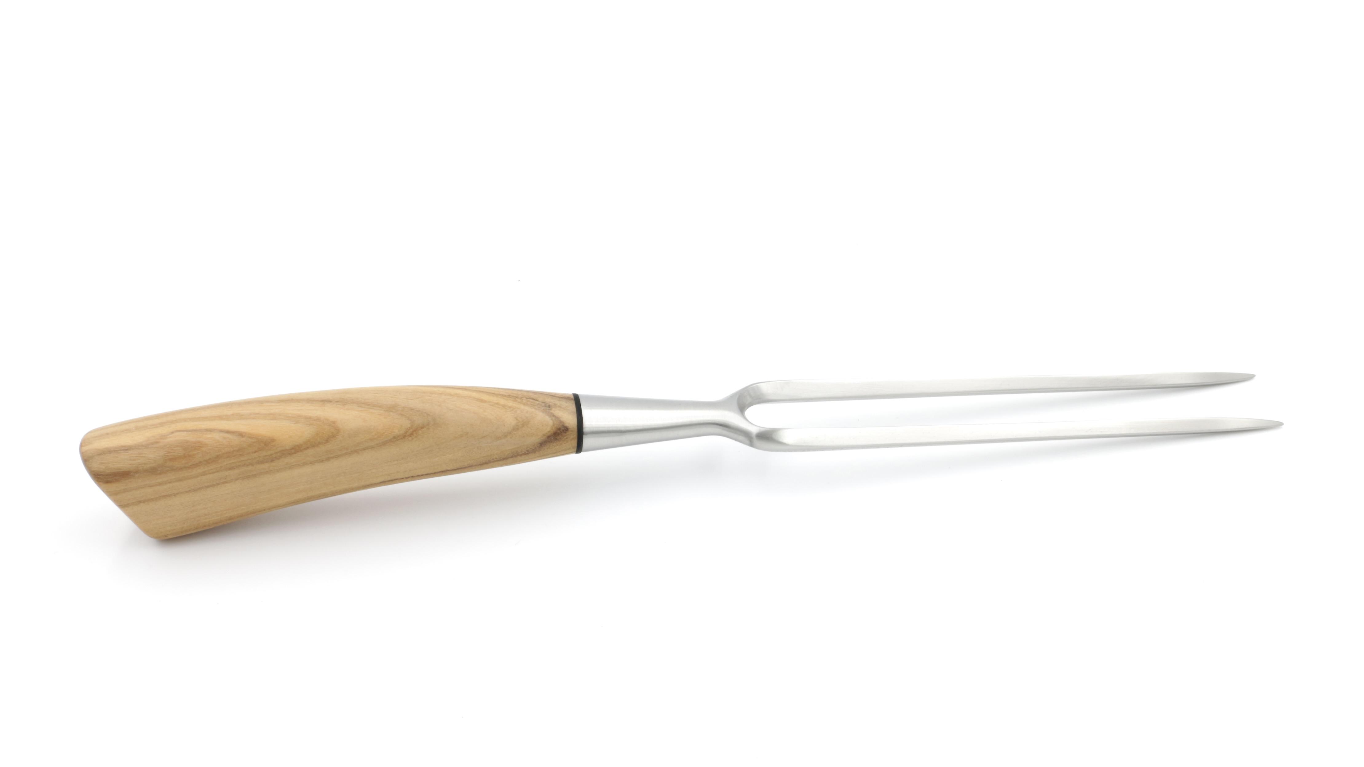 Saladini carving fork olive wood