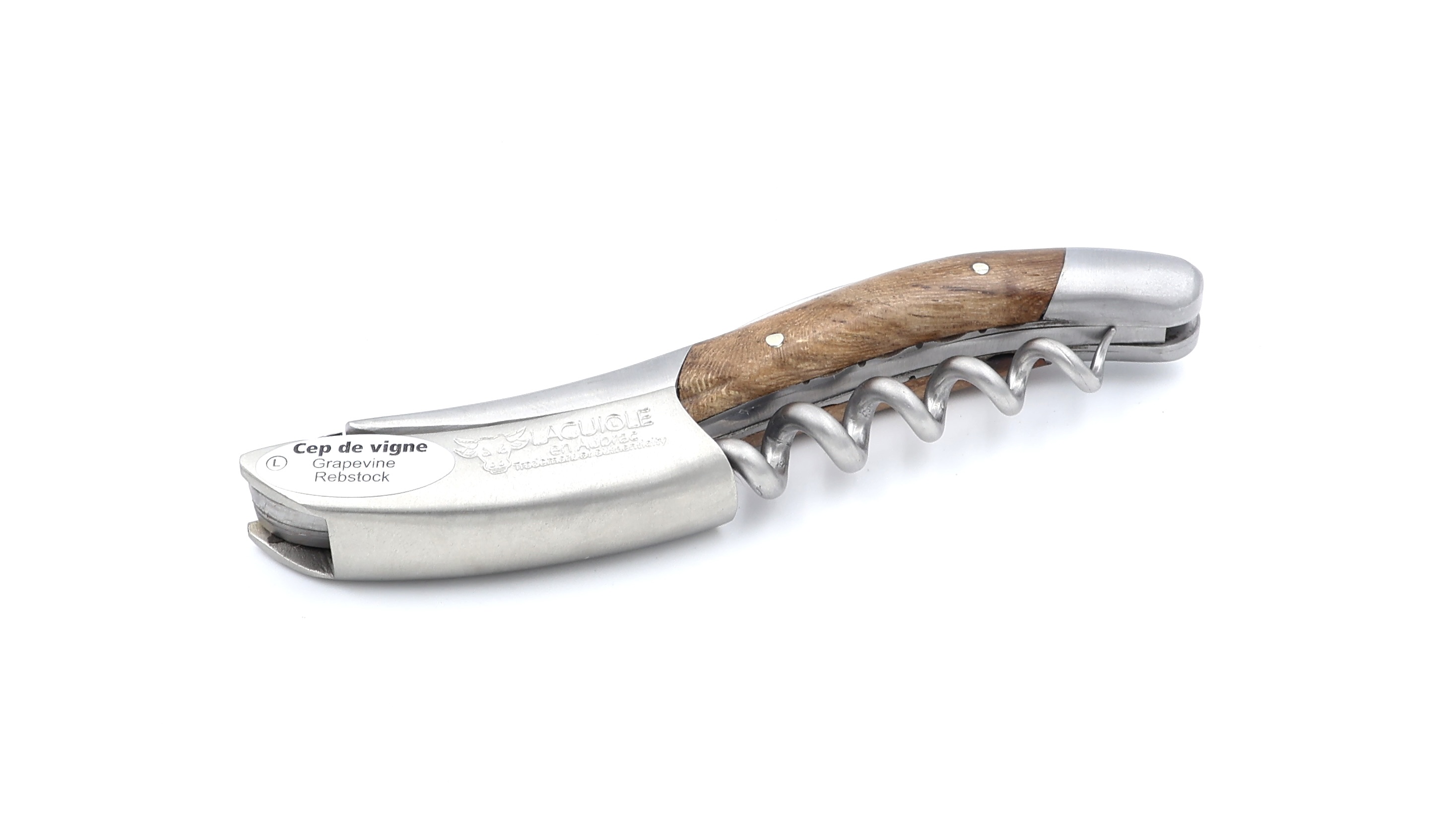 Laguiole en Aubrac Laguiole Sommelier knife with guillochage, special bee