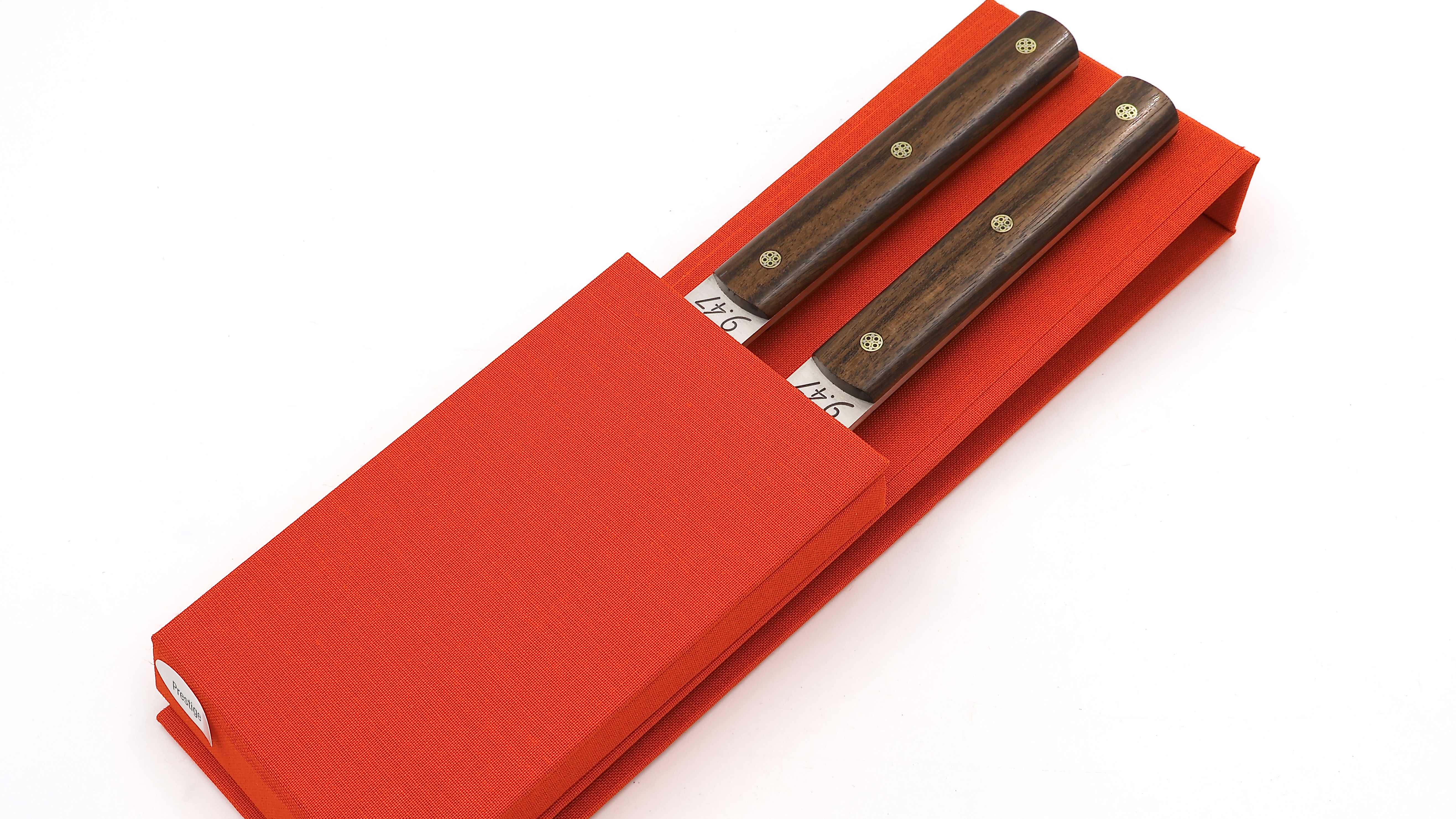 PERCEVAL 9.47 PRESTIGE Steakmesser Makassar-Ebenholz Set 2-teilig  