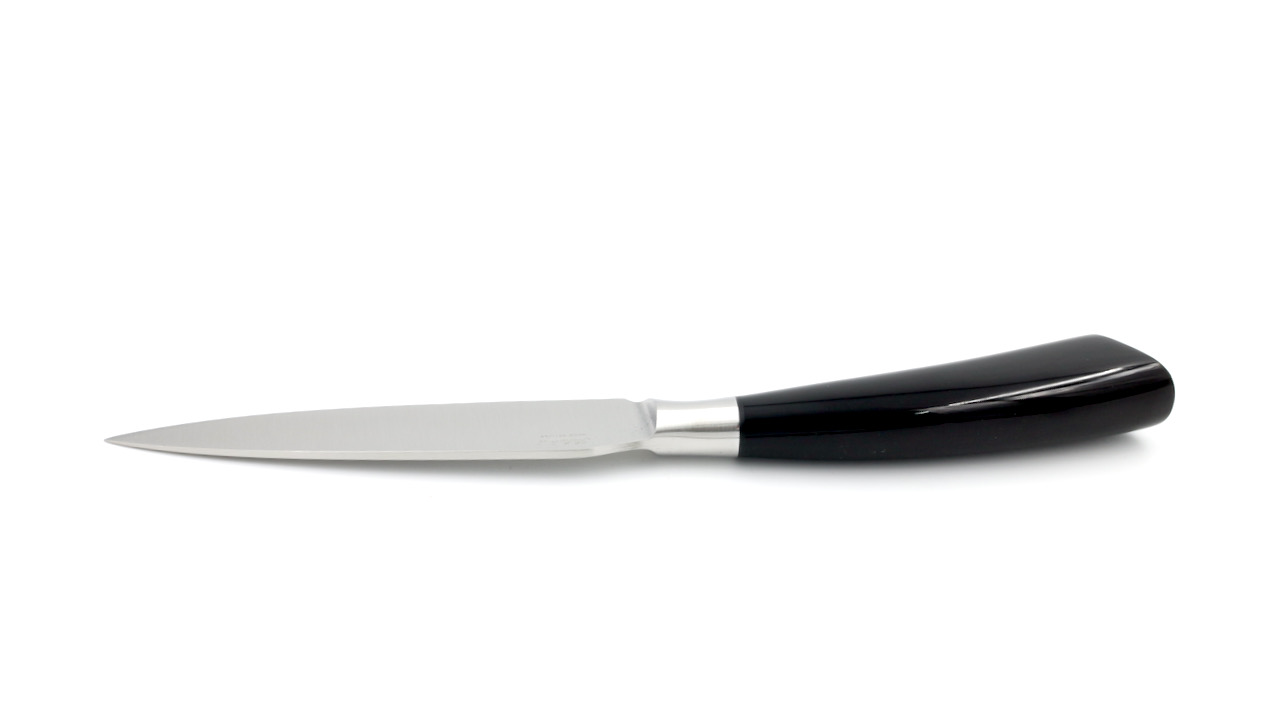 Saladini big steak knife Rustico buffalo horn