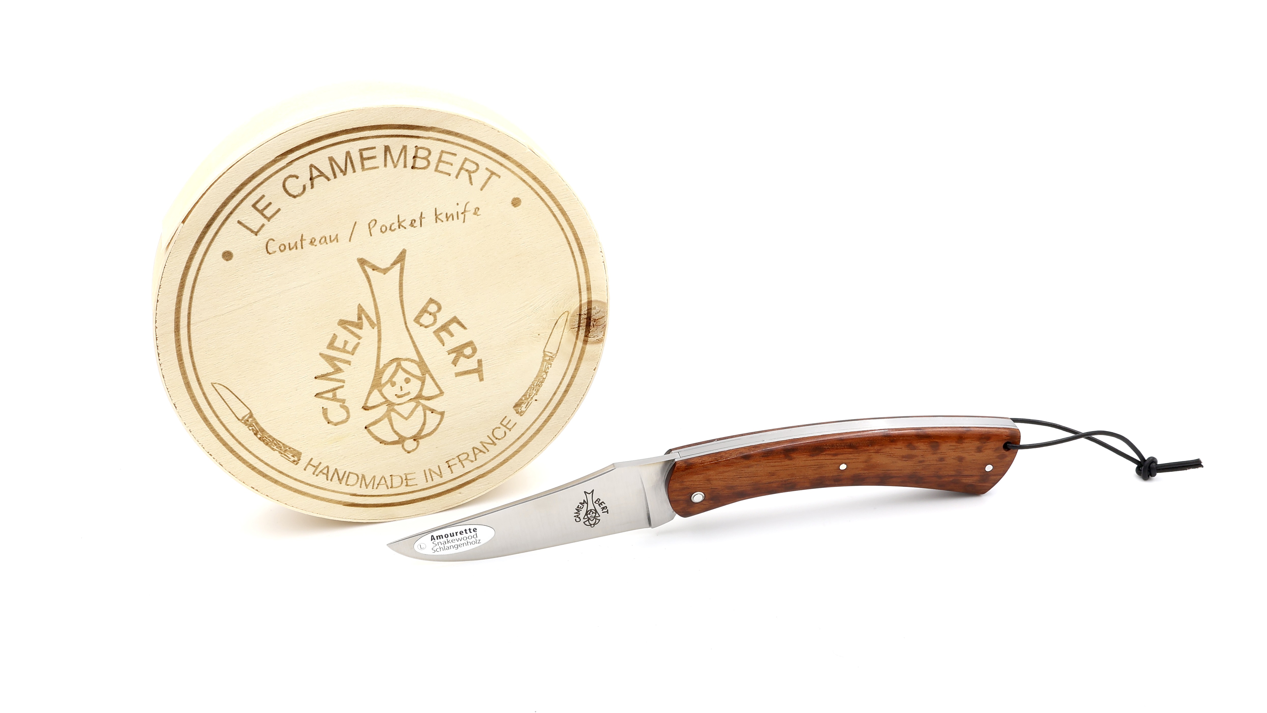 Laguiole en Aubrac CAMEMBERT knife snakewood