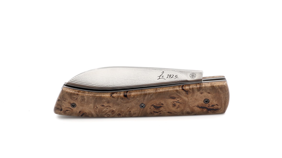 Marie Taillardat Le 1925 philippinische Ebenholzwurzel Suminagashi VG10 Damast