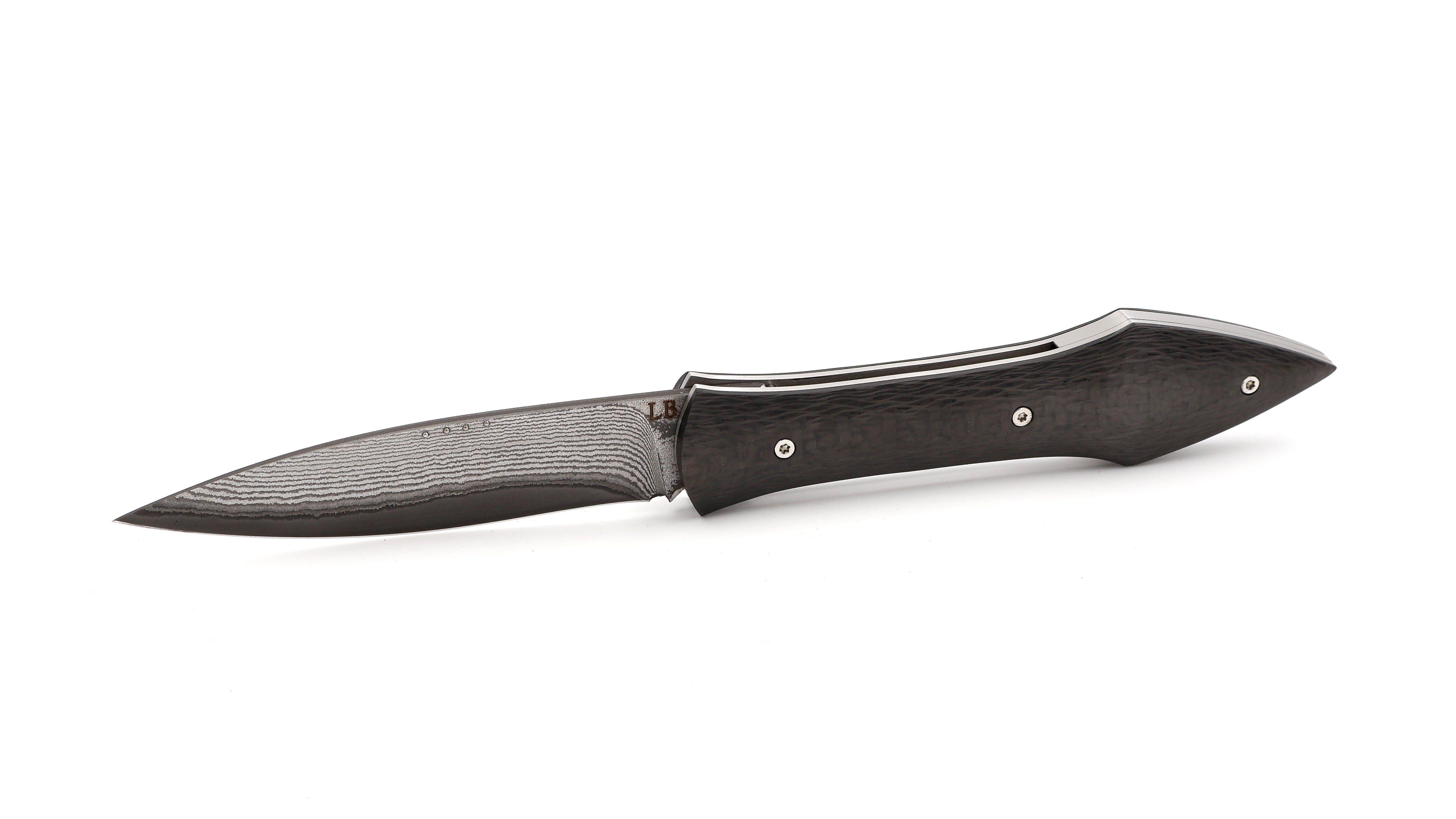 LARAUD Blades L’Oegopsyde Karbonfiber VG10 Damast