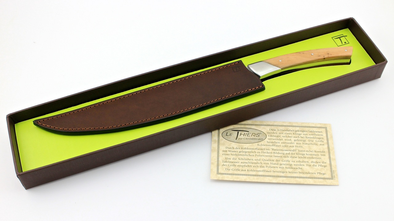 Chambriard-Brotmesser-GEI Chambriard Thiers Brotmesser 20 cm TG3 Wacholder  Grands Gourmets