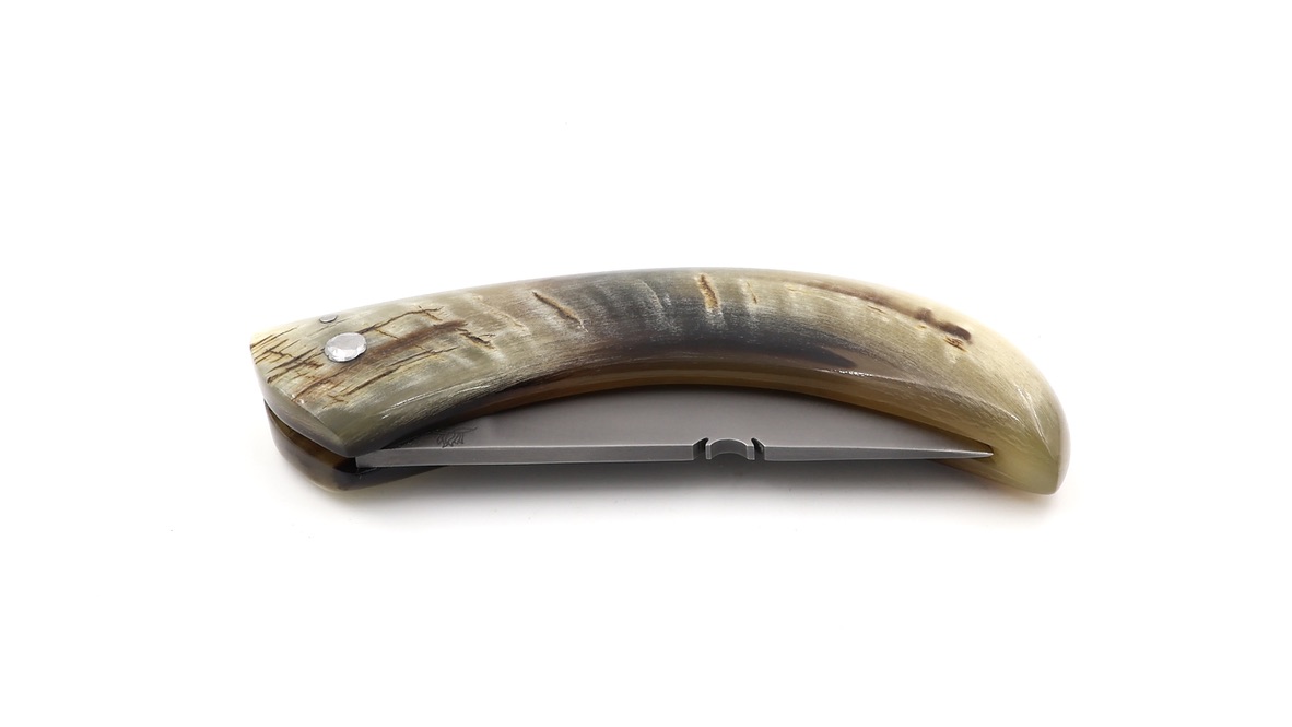 Coutellerie du Lotus Cornicciolu Widderhorn korsisches Hirtenmesser    