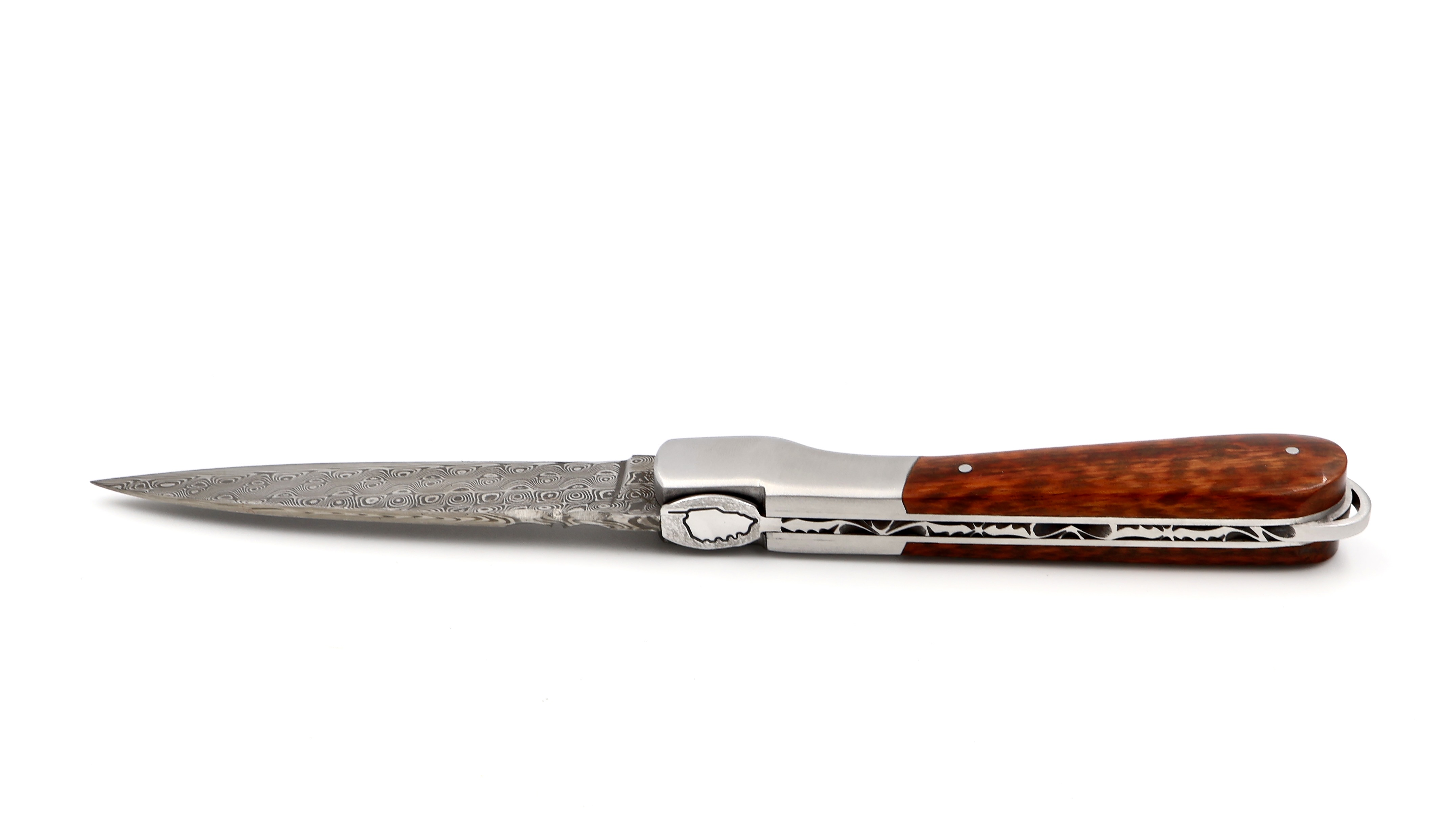 Fontenille Pataud SPERONE damascus amourette wood 12 cm Fontenille Pataud SPERONE damascus amourette wood 12 cm