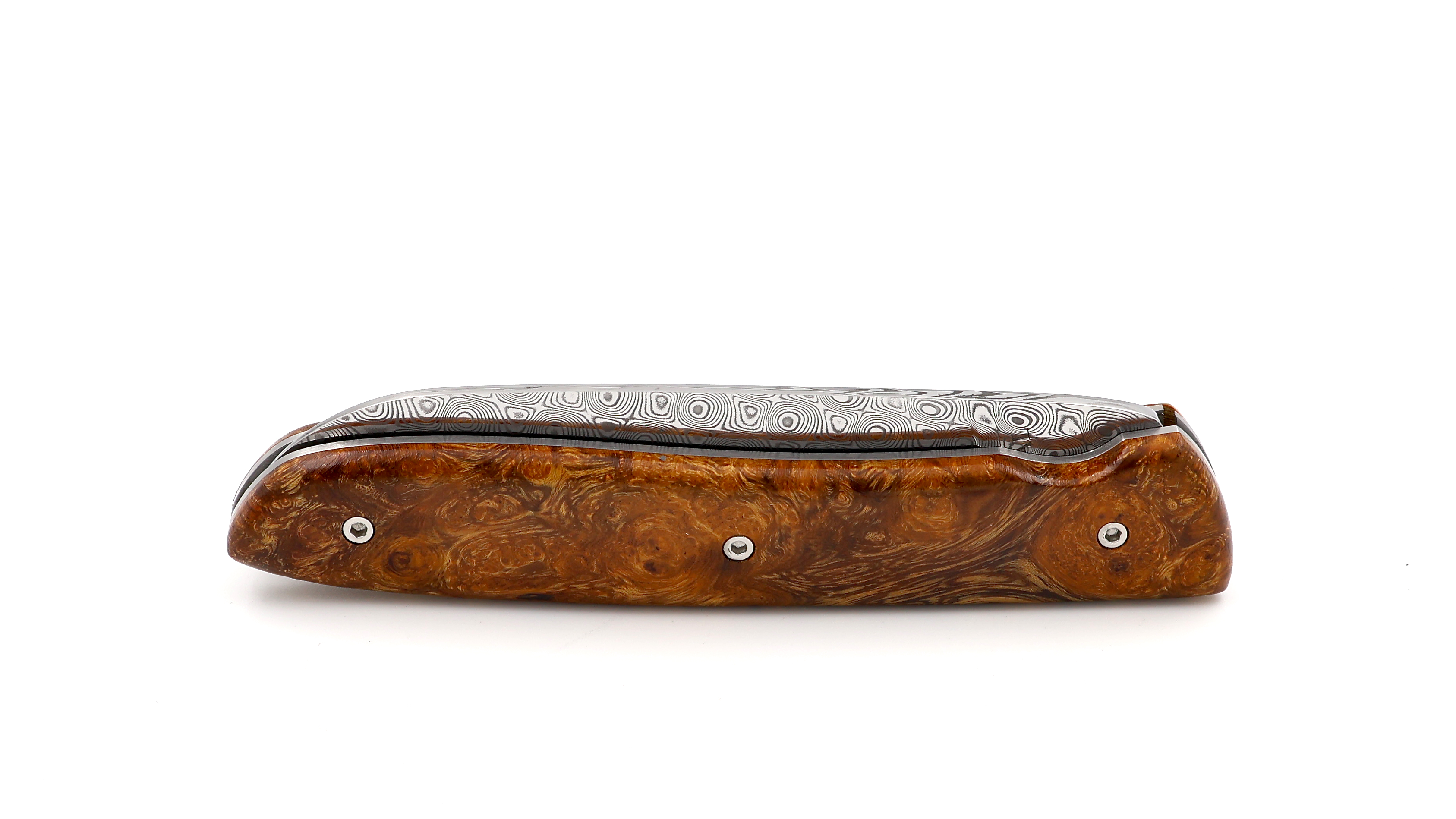PERCEVAL L08 damascus Iron wood