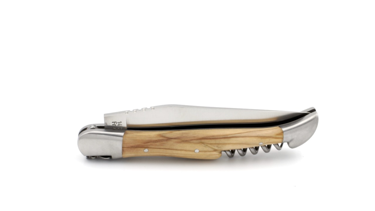 DLAM12OLI14C28K-D05-5 Honoré Durand Laguiole Prestige Olive Korkenzieher 12 cm