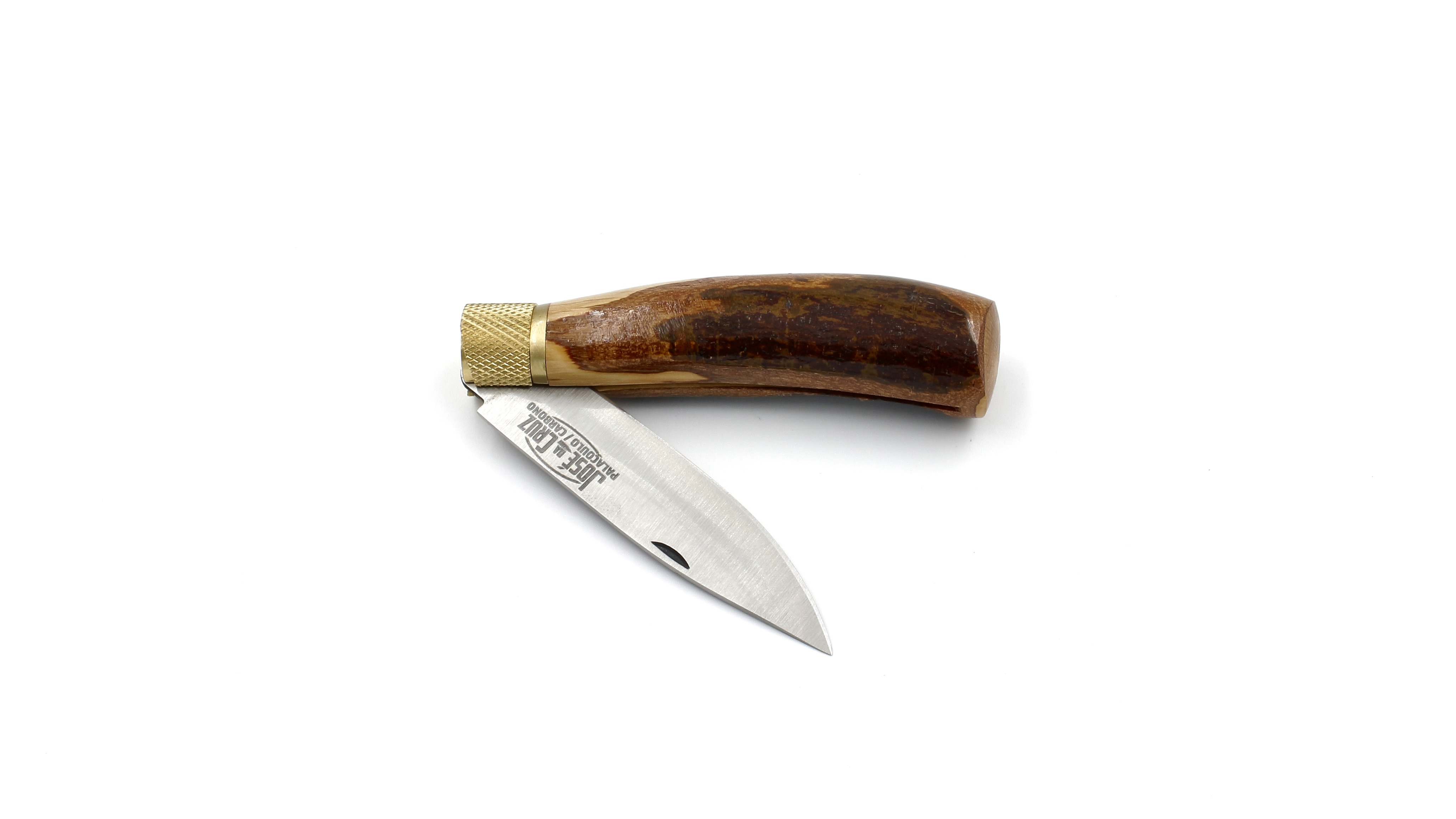 JOSÉ DA CRUZ Taschenmesser Merendeira RUSTICA Olive Carbon