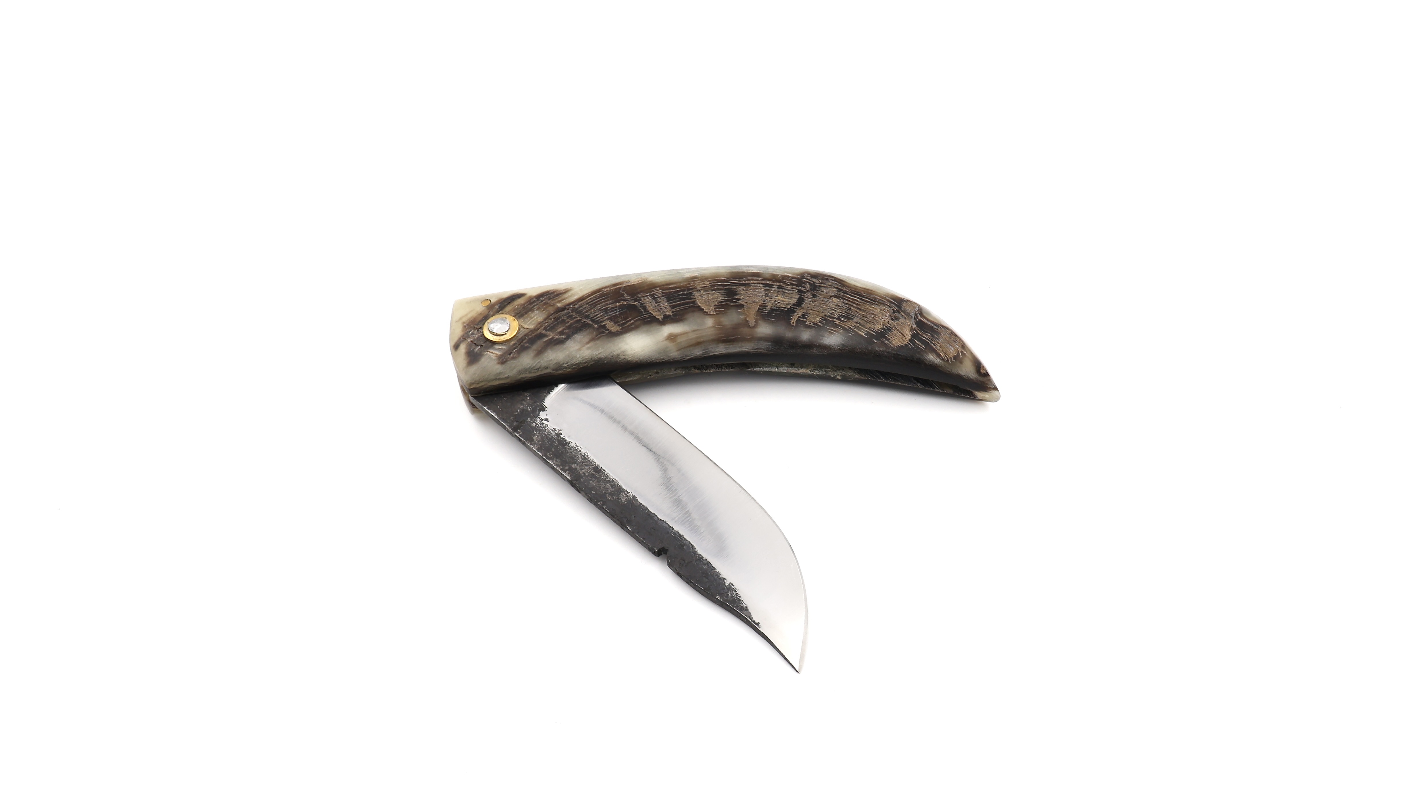 Alexandre Musso Cornicciolu groß Widderhorn korsisches Hirtenmesser