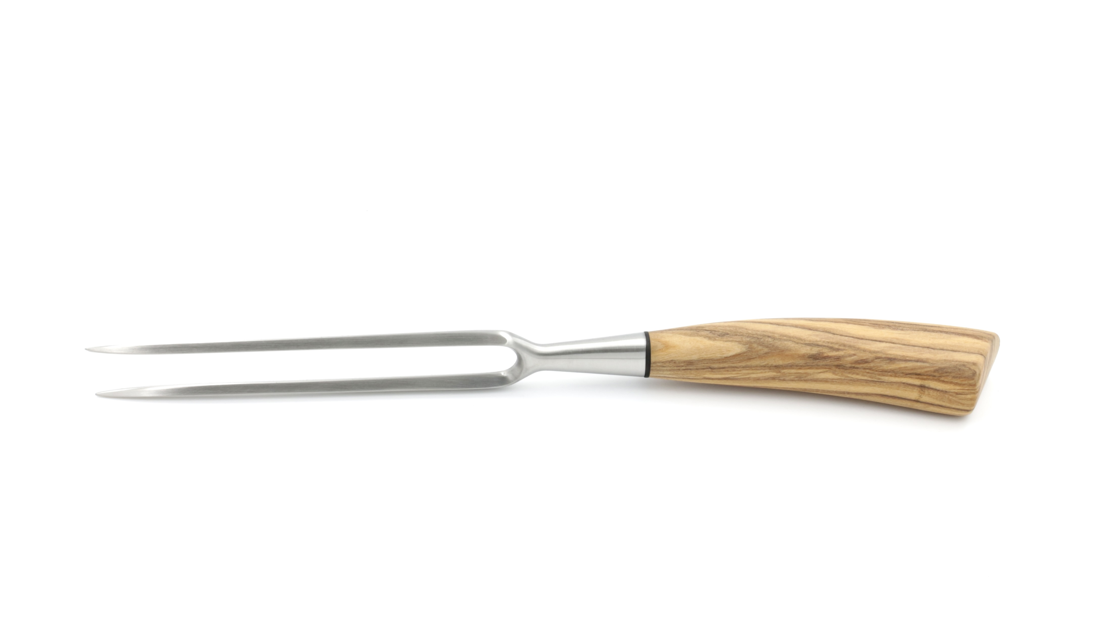 Saladini carving fork olive wood