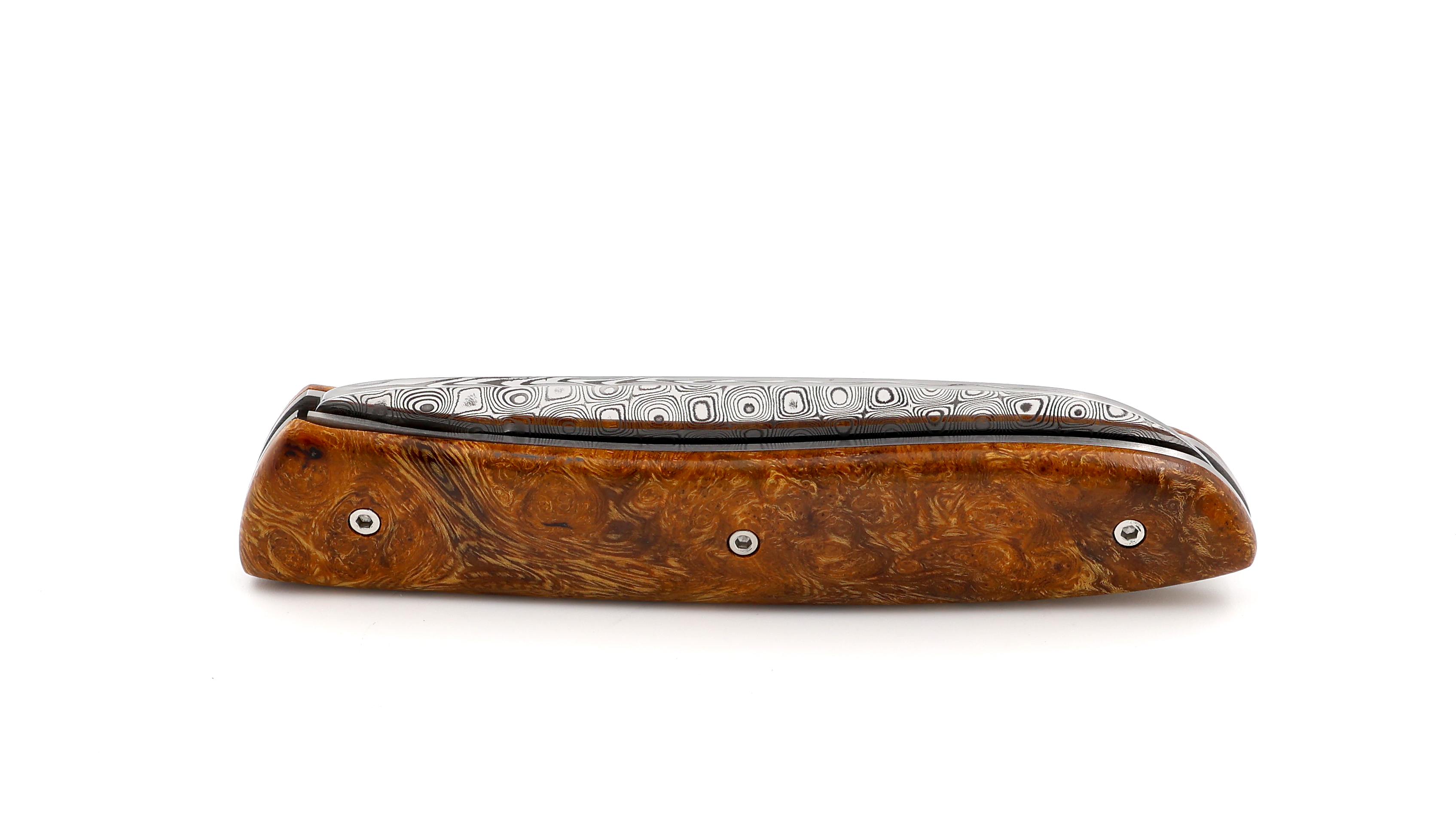 PERCEVAL L08 damascus Iron wood