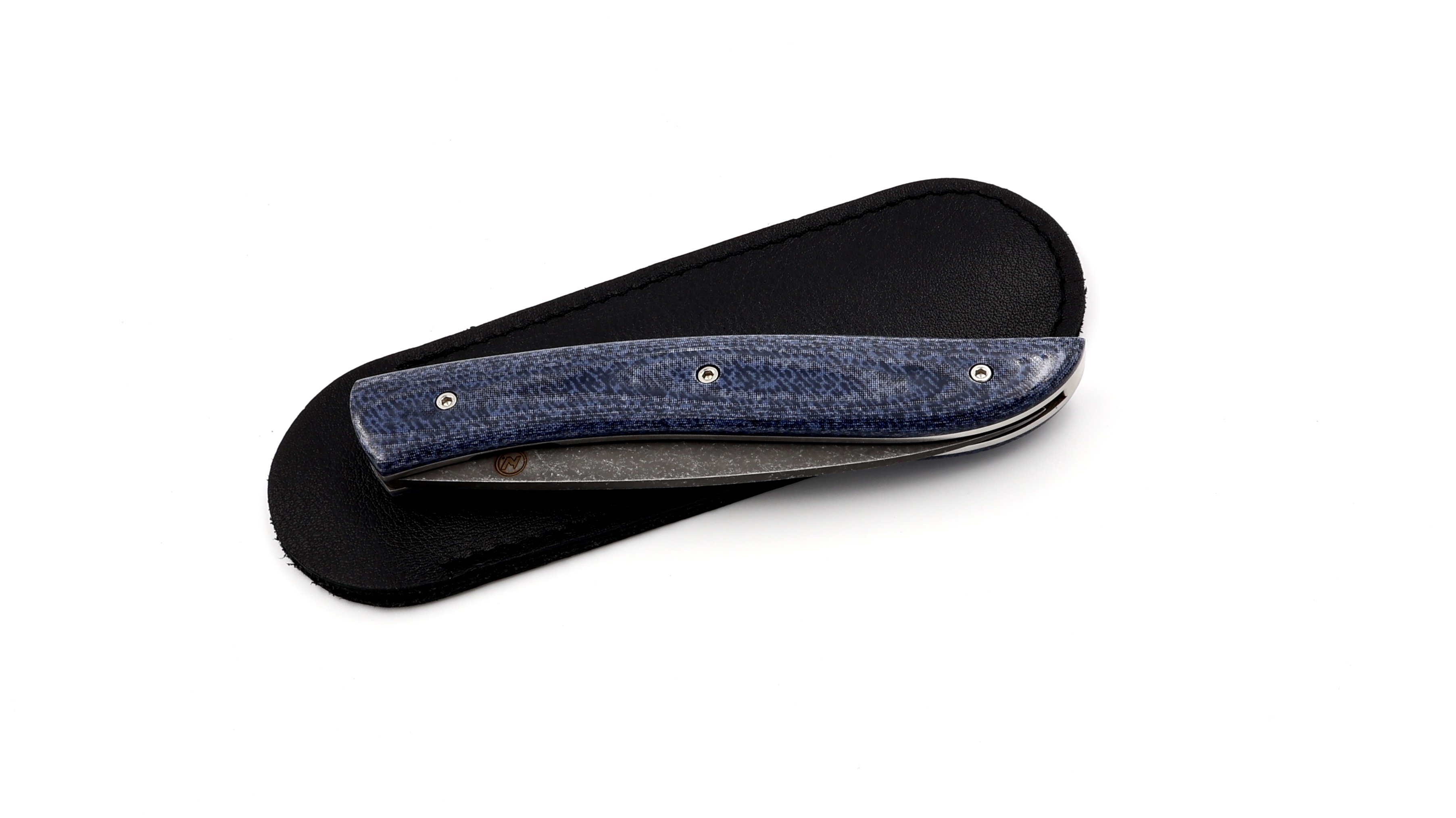 Atelier NÉVÉ Tim Bernard Jeans- Micarta stonewashed blade
