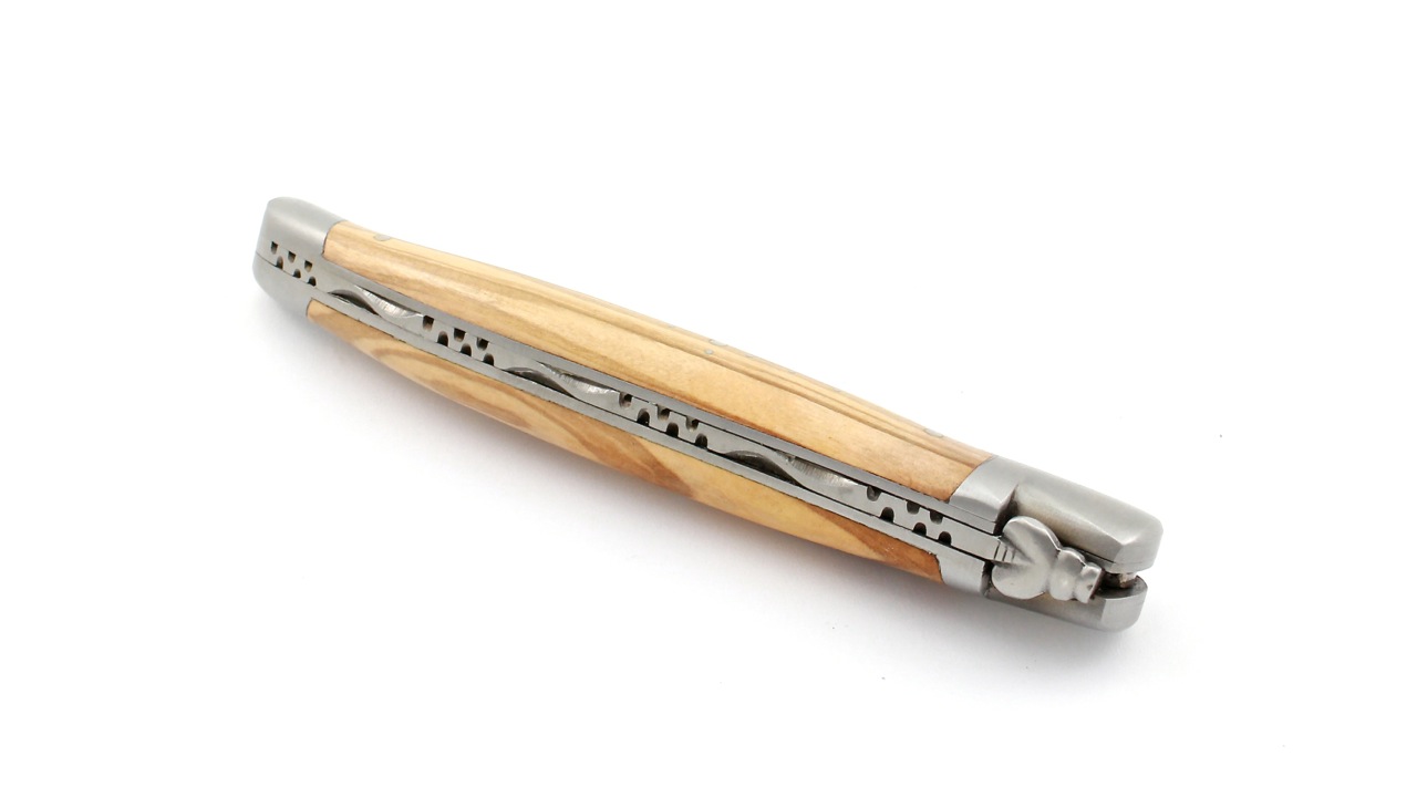 Laguiole-Olive-13-cm-5 Laguiole en Aubrac Olivenholz 13 cm