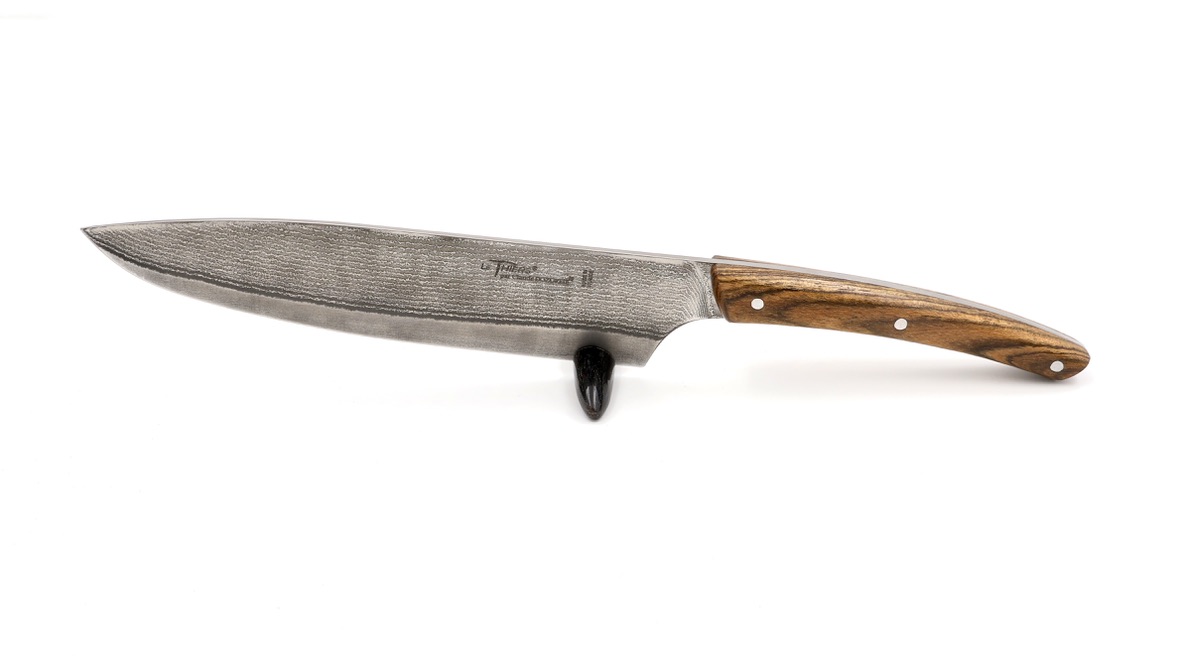 Claude DOZORME Thiers Kochmesser 18 cm Bocote VG10 Damastklinge 