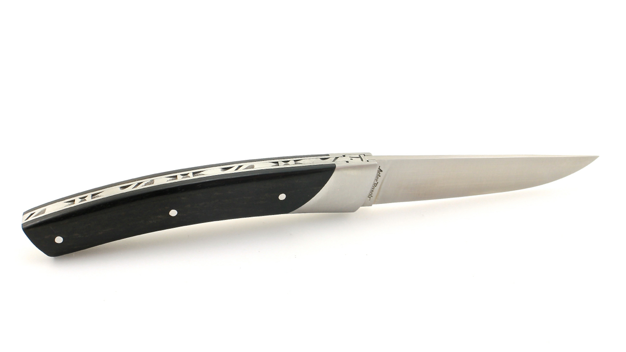 Chambriard Thiers knife COMPAGNON Ebony Piquetage