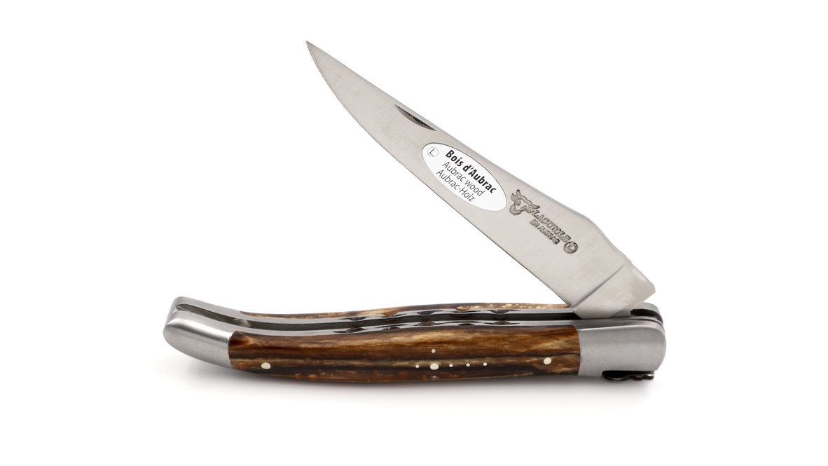 Laguiole en Aubrac Aubrac Holz besondere Biene N°14 Doppelplatine 12 cm