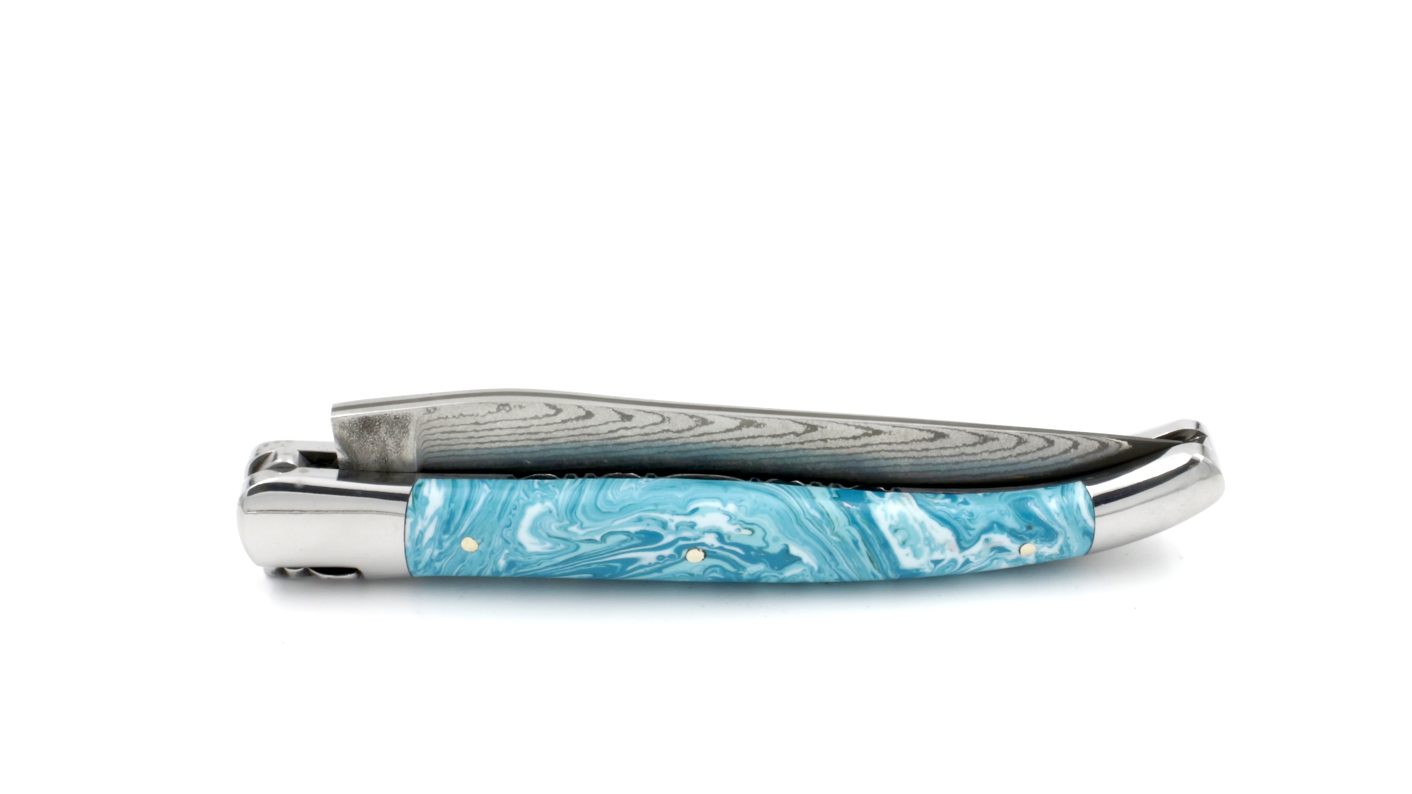 FFC075C6-6159-4FC4-9B9F-67BEAC995809_1_201_a Laguiole en Aubrac jap. Damastklinge Larimar guillochierte Platine 12 cm