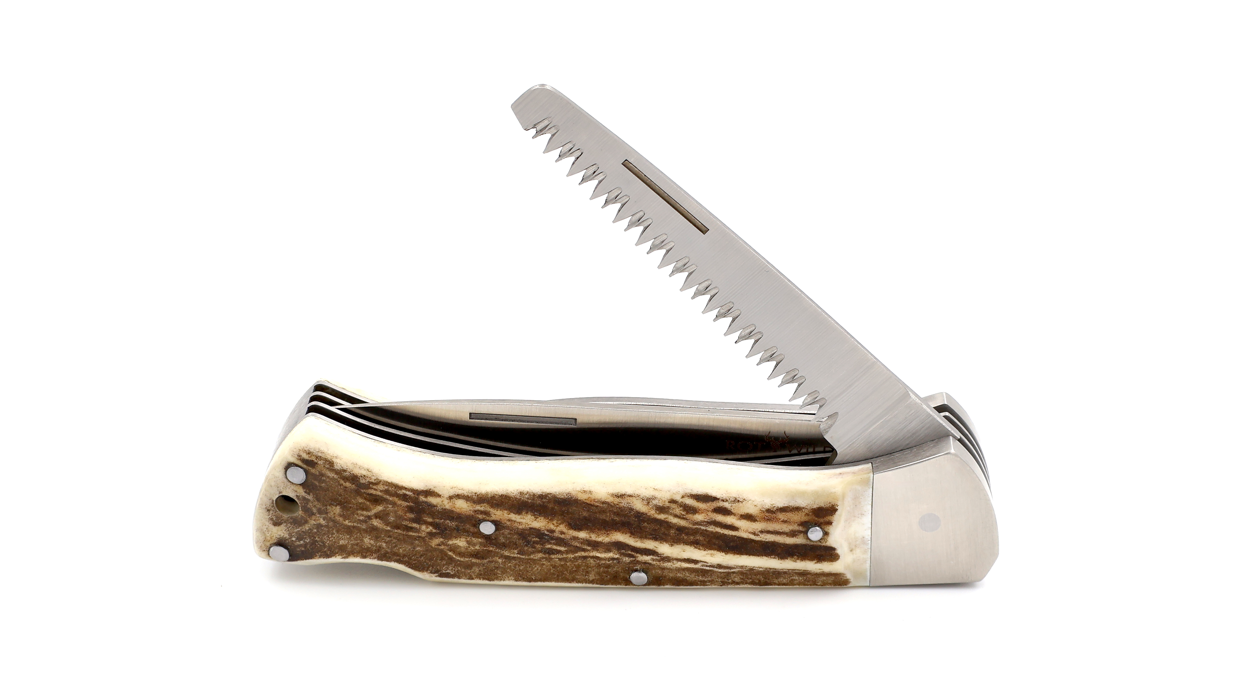OTTER Jagdtaschenmesser Rotwild "Luchs" Hirschhorn