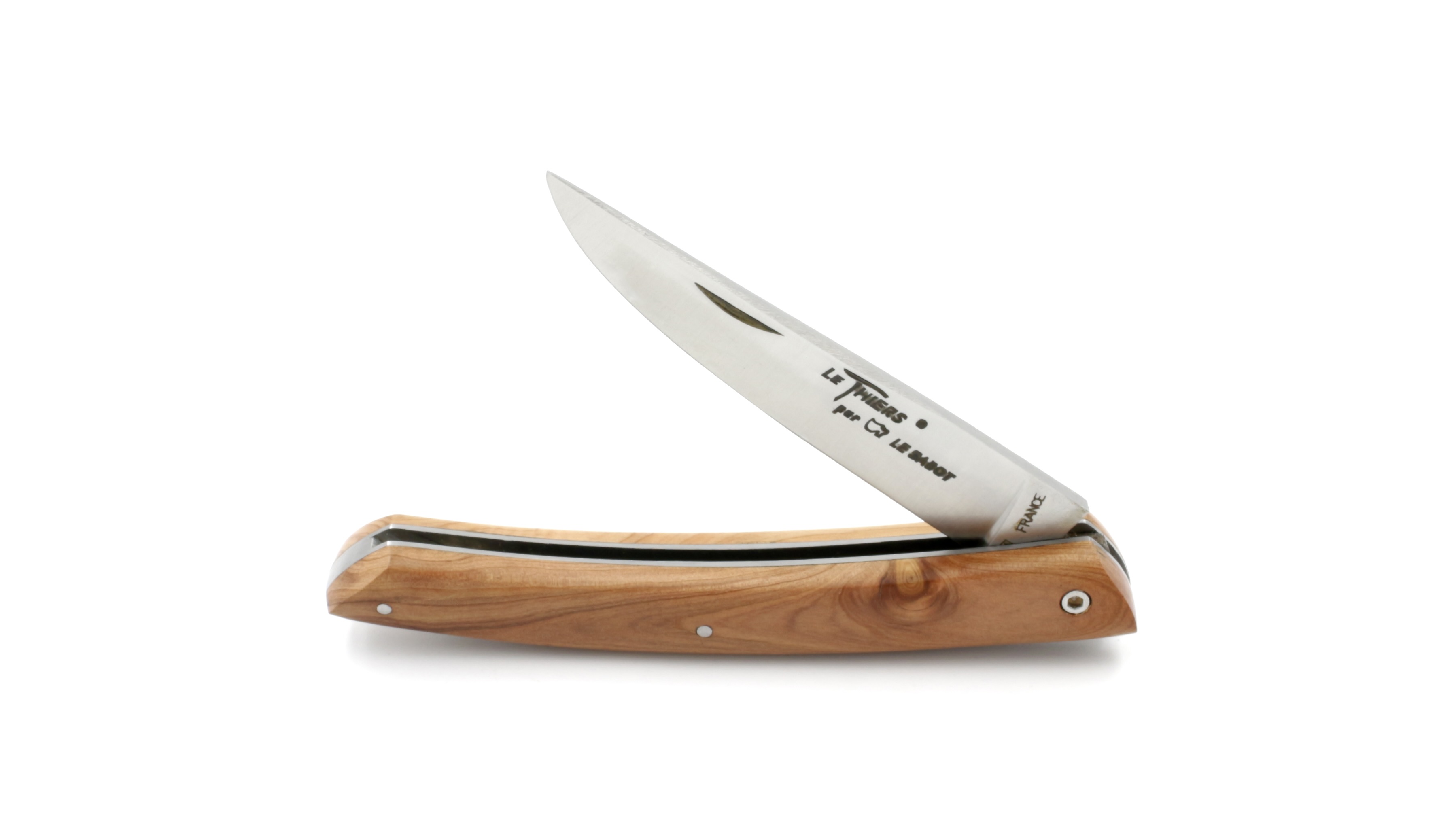 AU SABOT Le Thiers Messer 12 cm Wacholder massiv