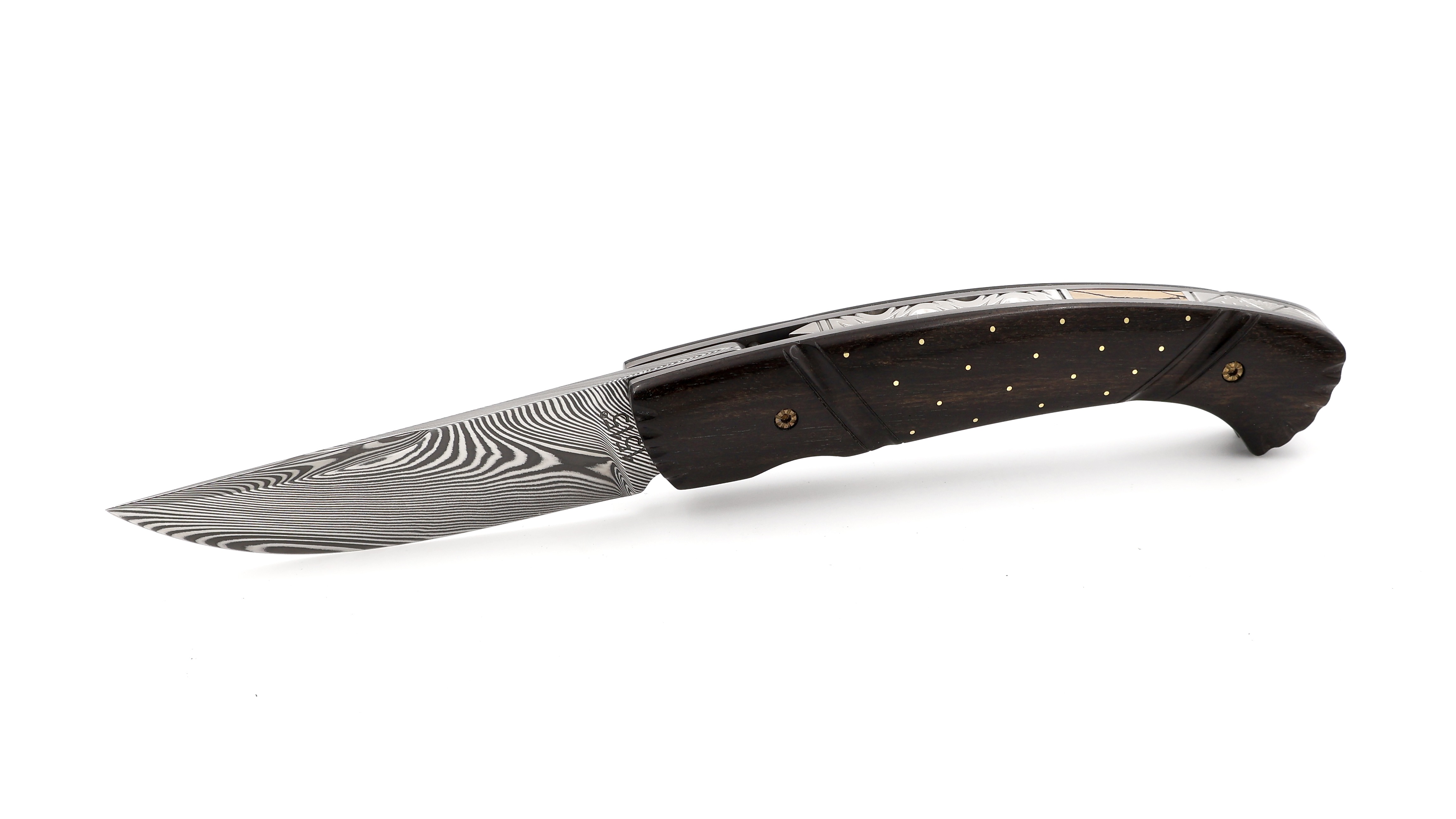 MANU LAPLACE 1515 INUIT CLOUTÉ Ebenholz Damast
