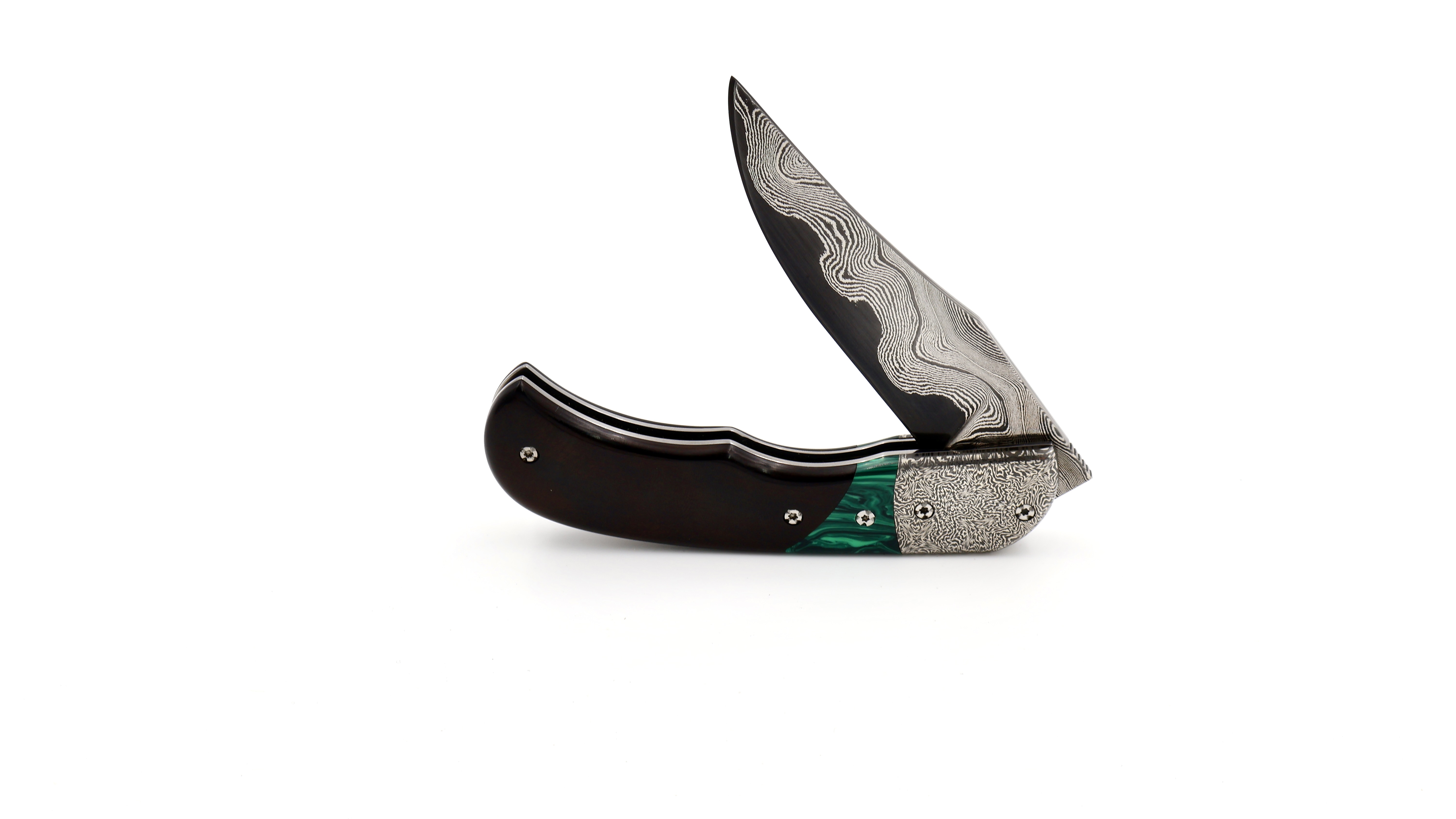 Philippe Soeuvre Le Vauban mosambique ebony damascus blade