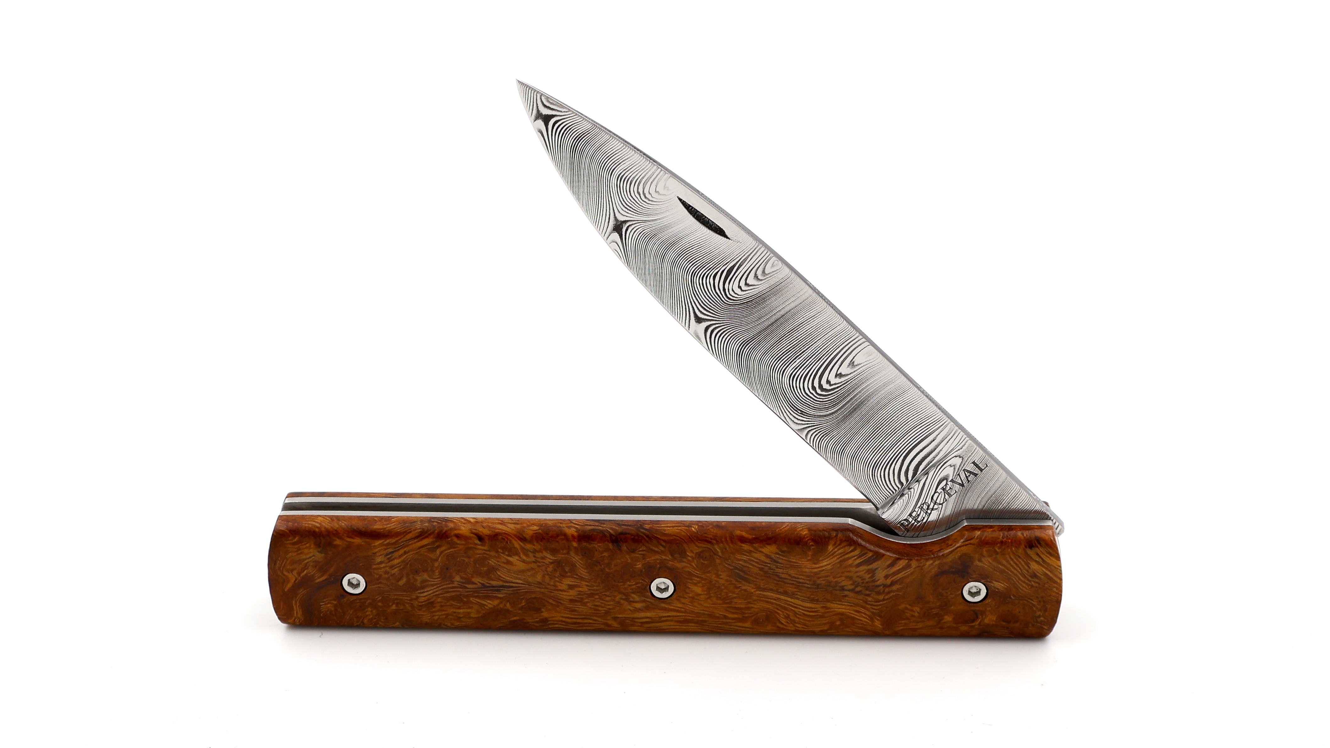 PERCEVAL Le Francais damascus Iron wood