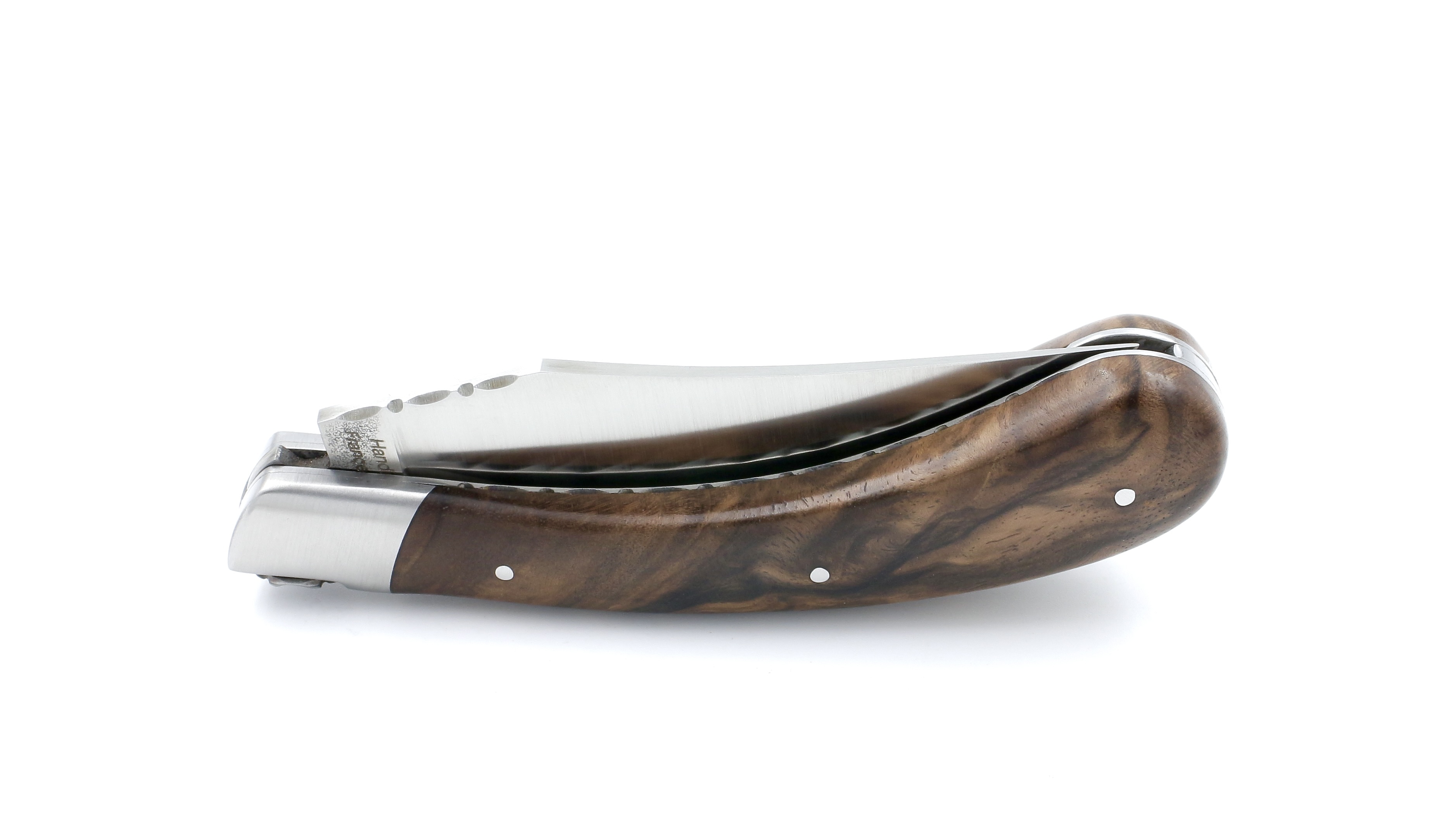 6AAC80ED-F3FE-44CB-BD8D-9F7BC8B66BE0_1_201_a Fontenille Pataud CAPUCHADOU guillochiert Nussbaum Wurzelholz 12 cm