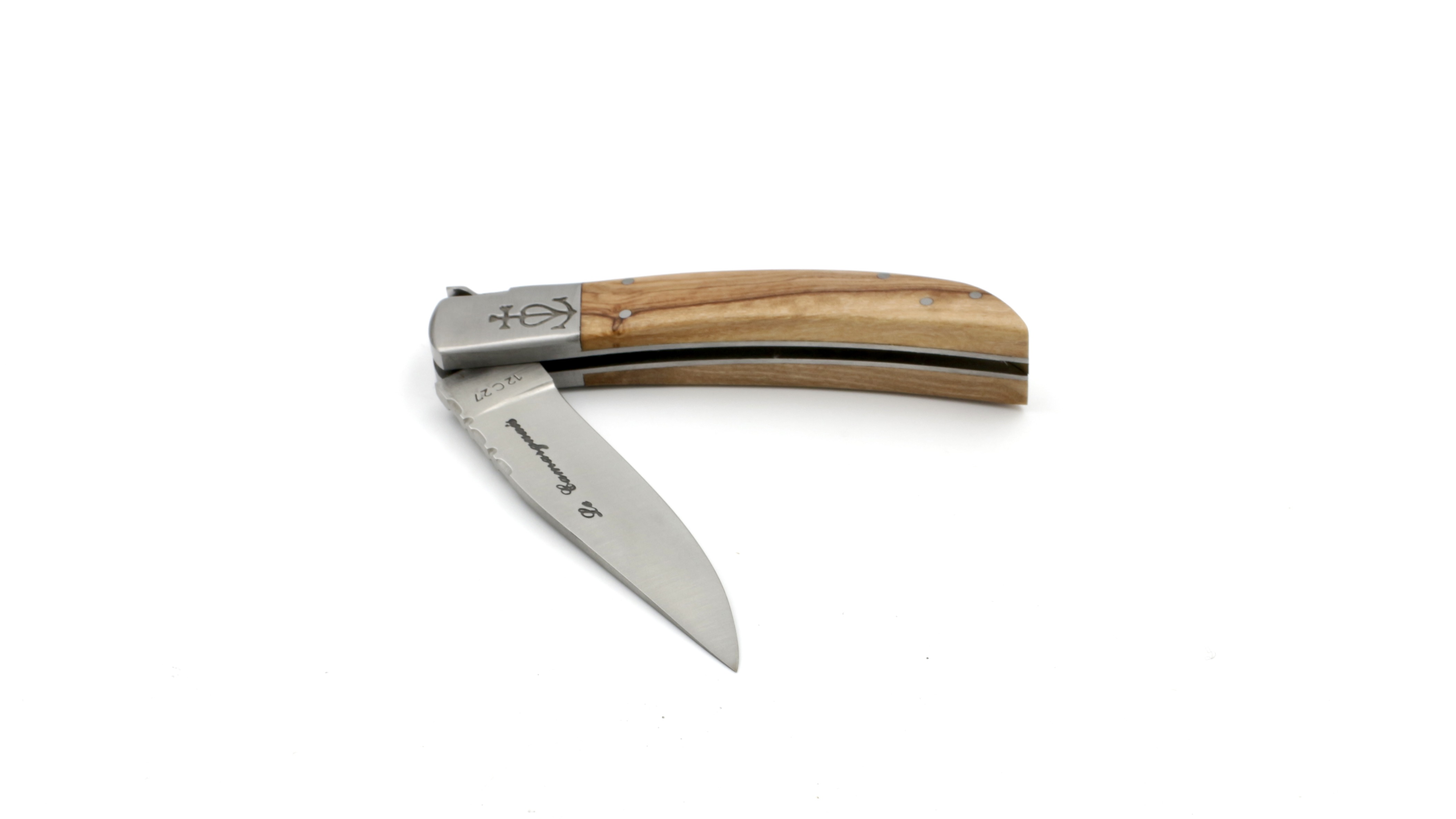 Le Camarguais knife olive wood 12 cm