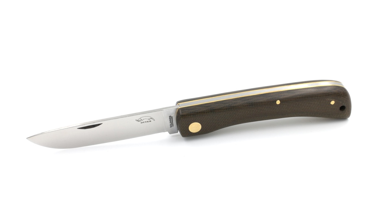 OTTER Hippekniep groß Leinen Micarta OTTER Hippekniep groß Leinen Micarta