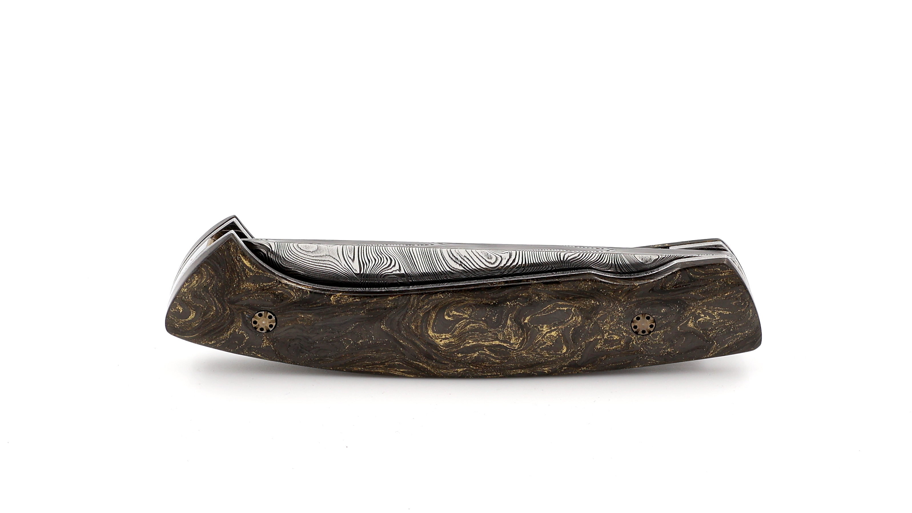 Manu LAPLACE 1515 PETIT Carbon Damast & Damastklinge
