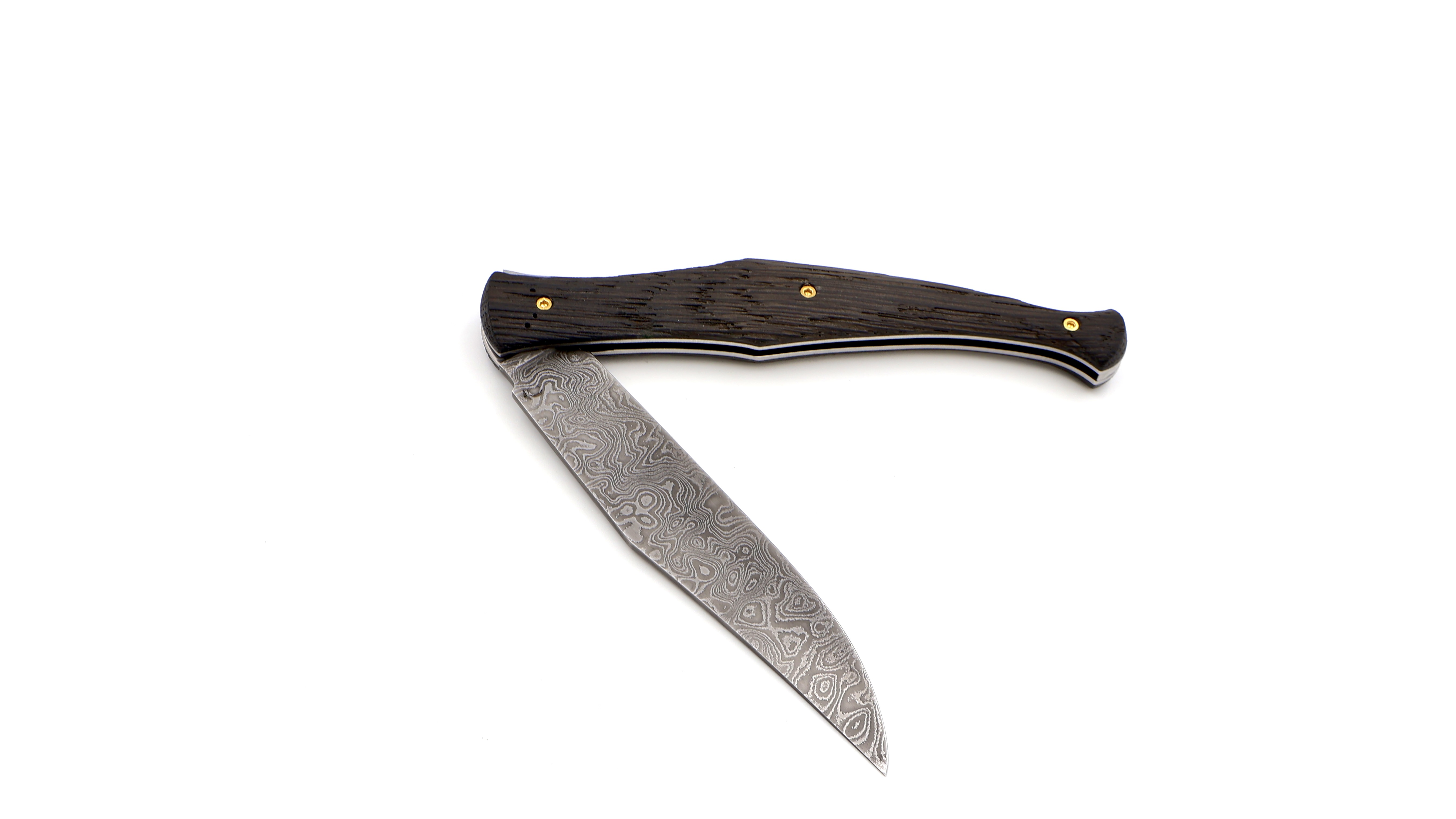 Atelier Ôdae NAVAJA Mooreiche Damastklinge Atelier Ôdae NAVAJA Mooreiche Damastklinge