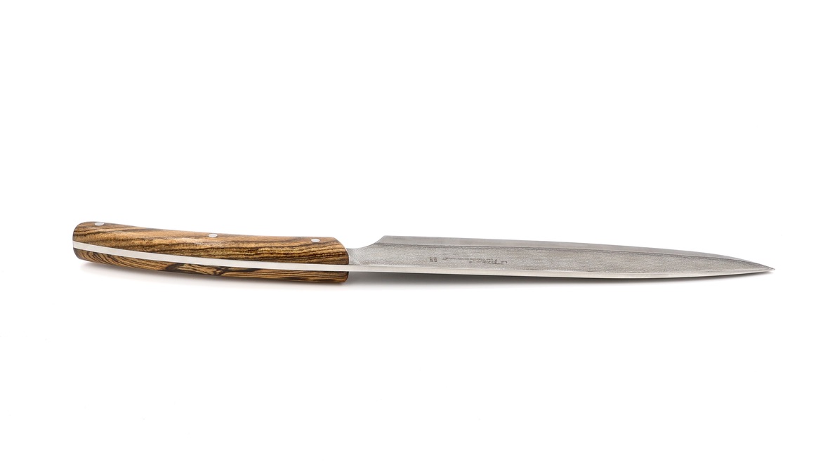 Claude DOZORME Thiers Kochmesser 18 cm Bocote VG10 Damastklinge 