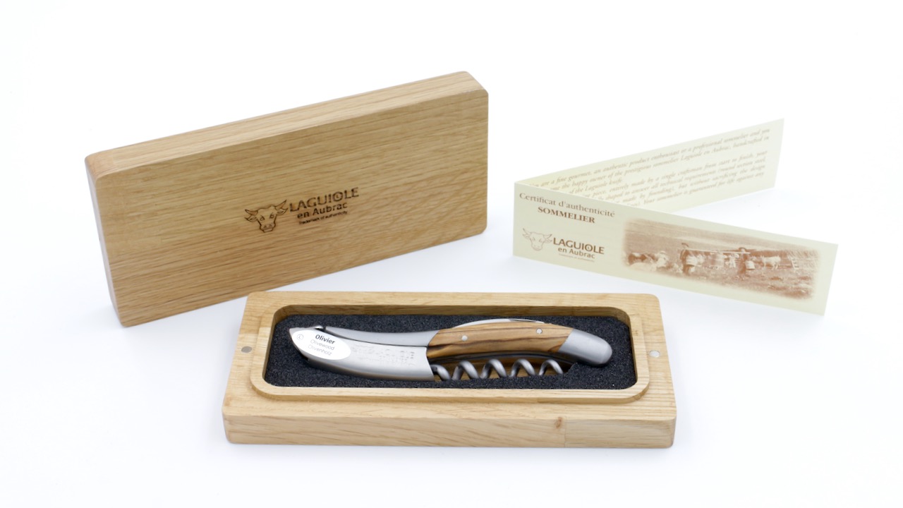 Sommelier-Olive-Lag Laguiole en Aubrac Sommeliermesser Olive