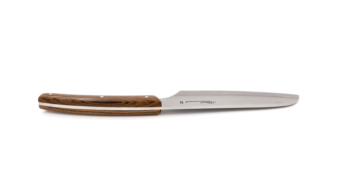 Claude DOZORME Thiers Santoku 13 cm Bocote VG10 Damastklinge 