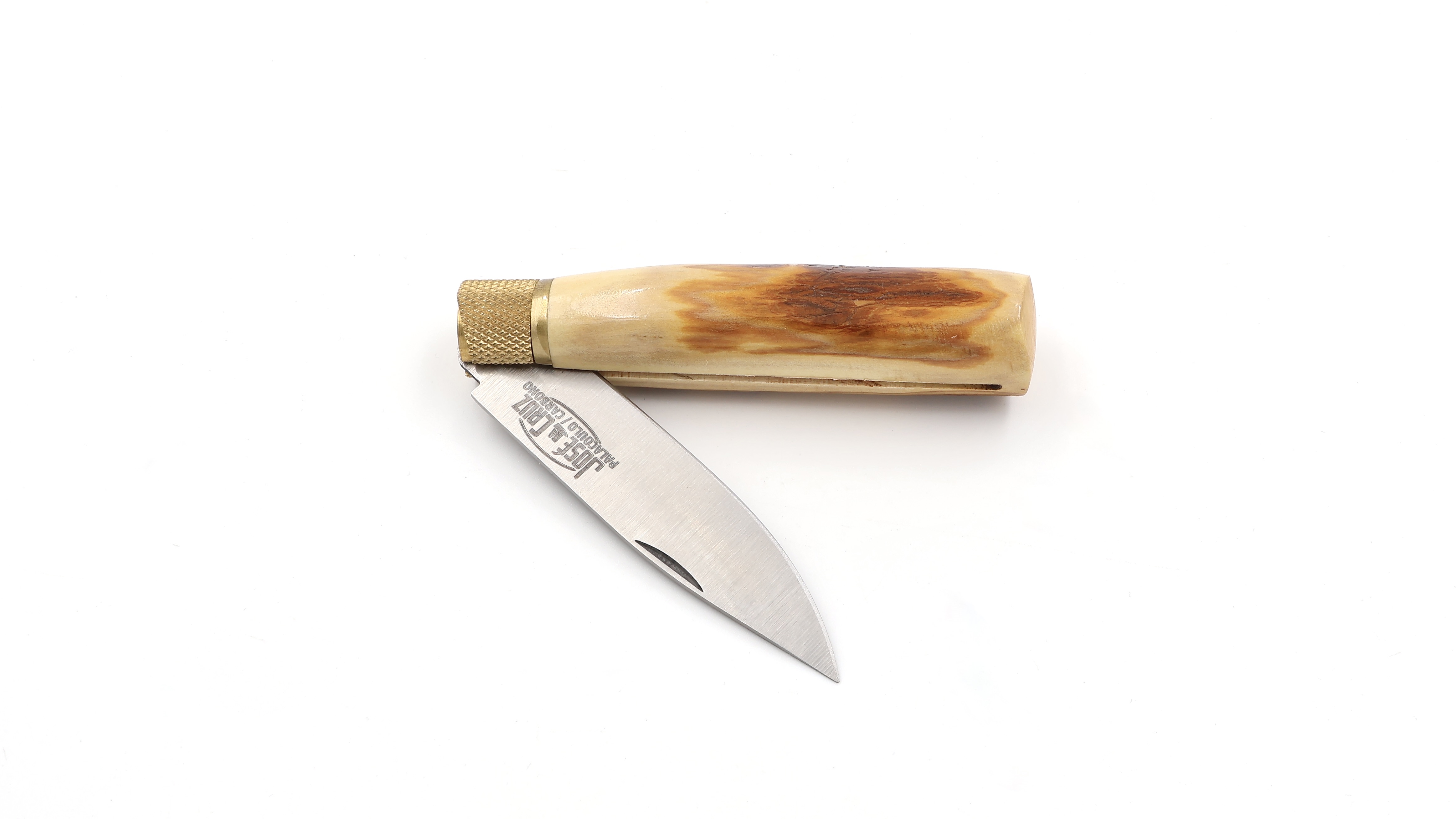 JOSÉ DA CRUZ Taschenmesser Merendeira RUSTICA Erdbeerbaum Carbon 