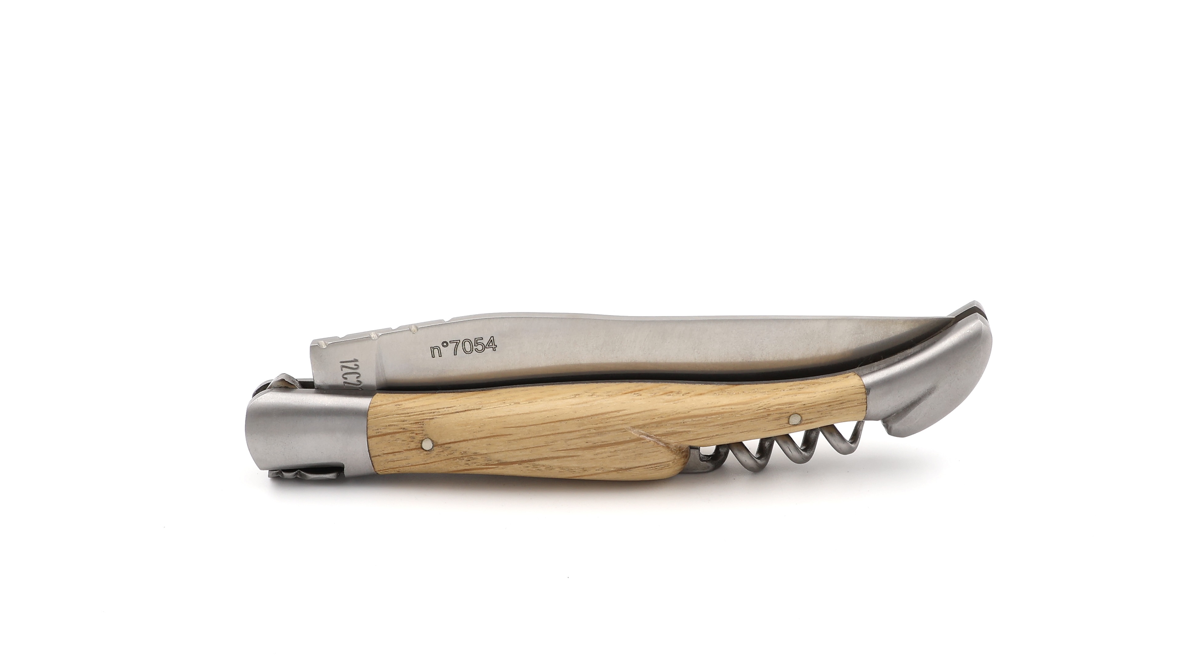 Laguiole en Aubrac barrel oak French wineries with corkscrew 12 cm