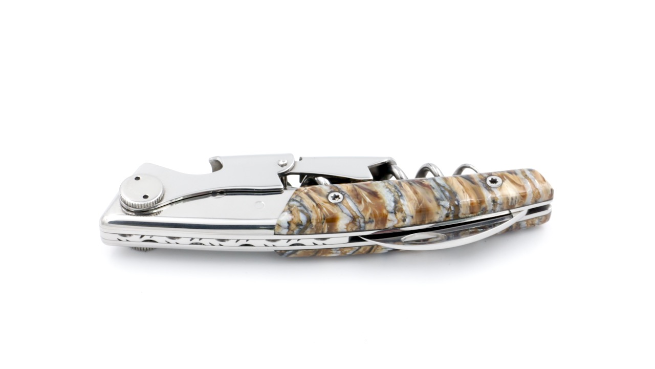 IMG_1410 Claude DOZORME Thiers Sommeliermesser LUX Mammutbacklenzahn braun