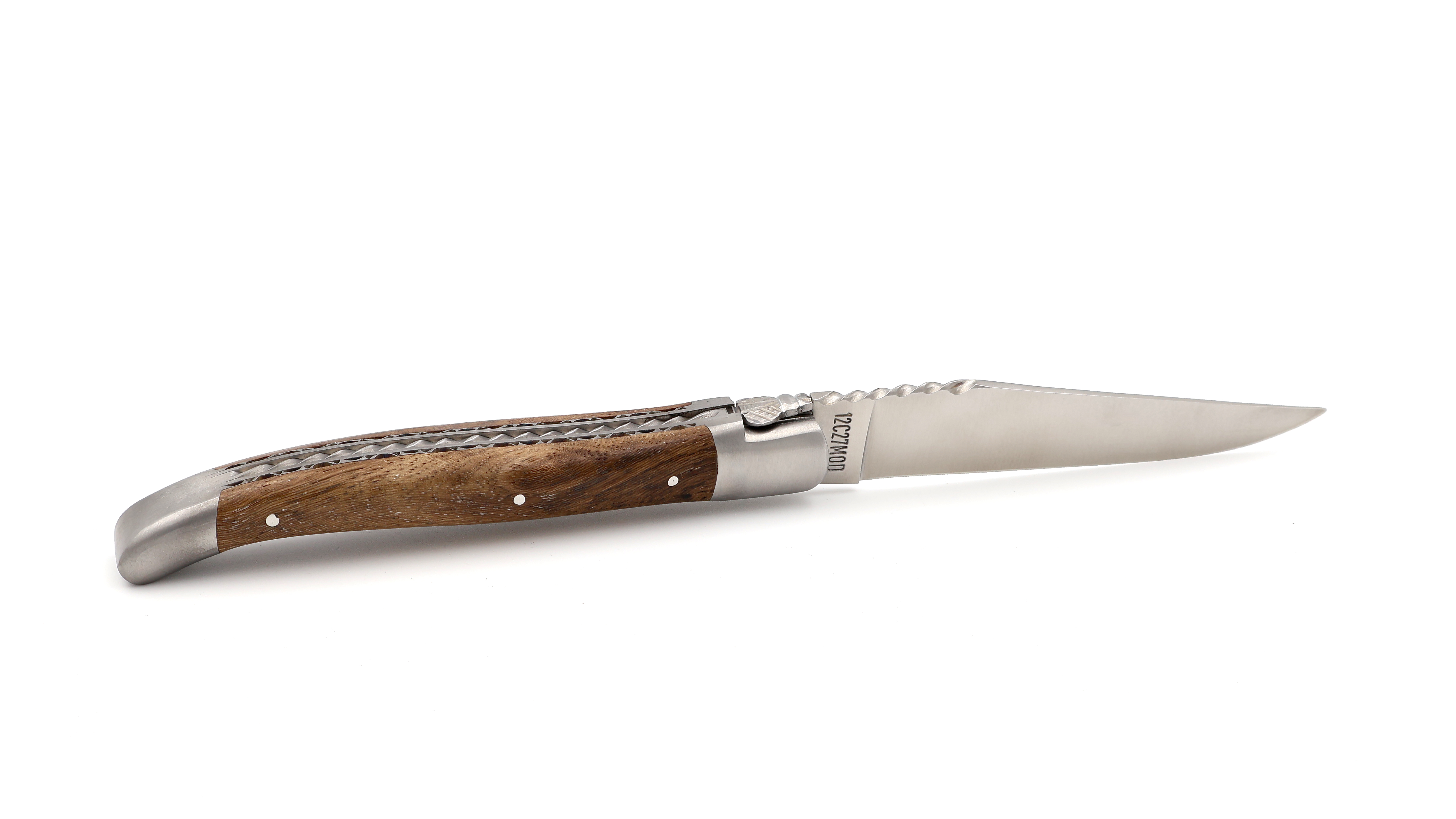 Laguiole en Aubrac Weinstock Spiralfeder Doppelplatine 12 cm