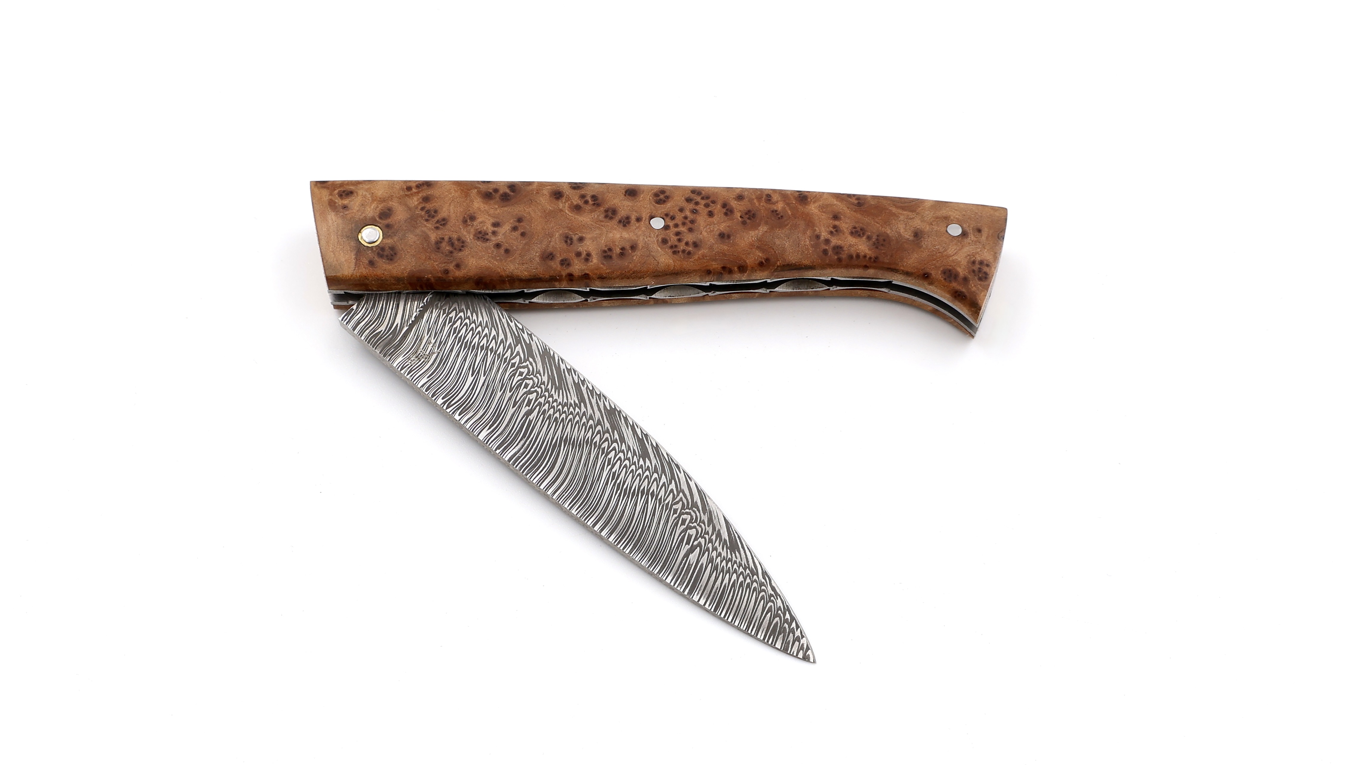 Fontenille Pataud LE LOMBARD Thuya Wurzelholz Fafnir-Damast  Fontenille Pataud LE LOMBARD Thuya Wurzelholz Fafnir-Damast