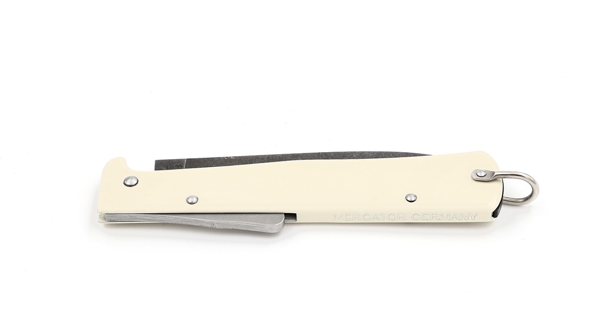 OTTER MERCATOR Messer creme stonewash Klinge