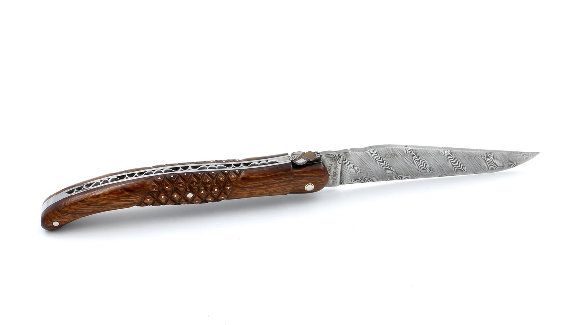 BCFA5D0D-CA13-4E8D-8C45-EA9FDD069C51_1_105_c Fontenille Pataud Laguiole AIGUILLES (Needles) ironwood burl 12 cm
