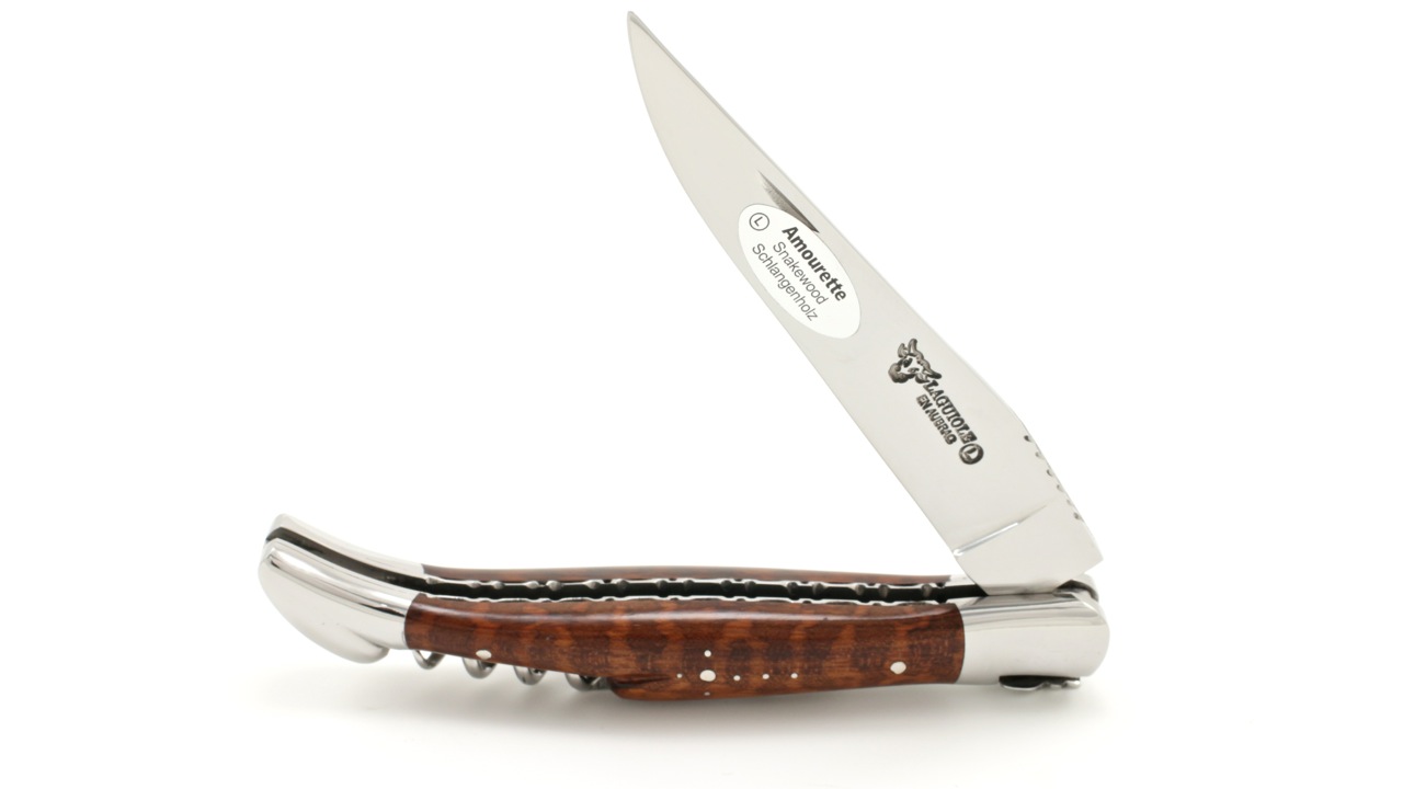 Lag-AMI-Kork-guillochiert-4 Laguiole en Aubrac Amourette/Schlangenholz guillochiert Korkenzieher 12 cm