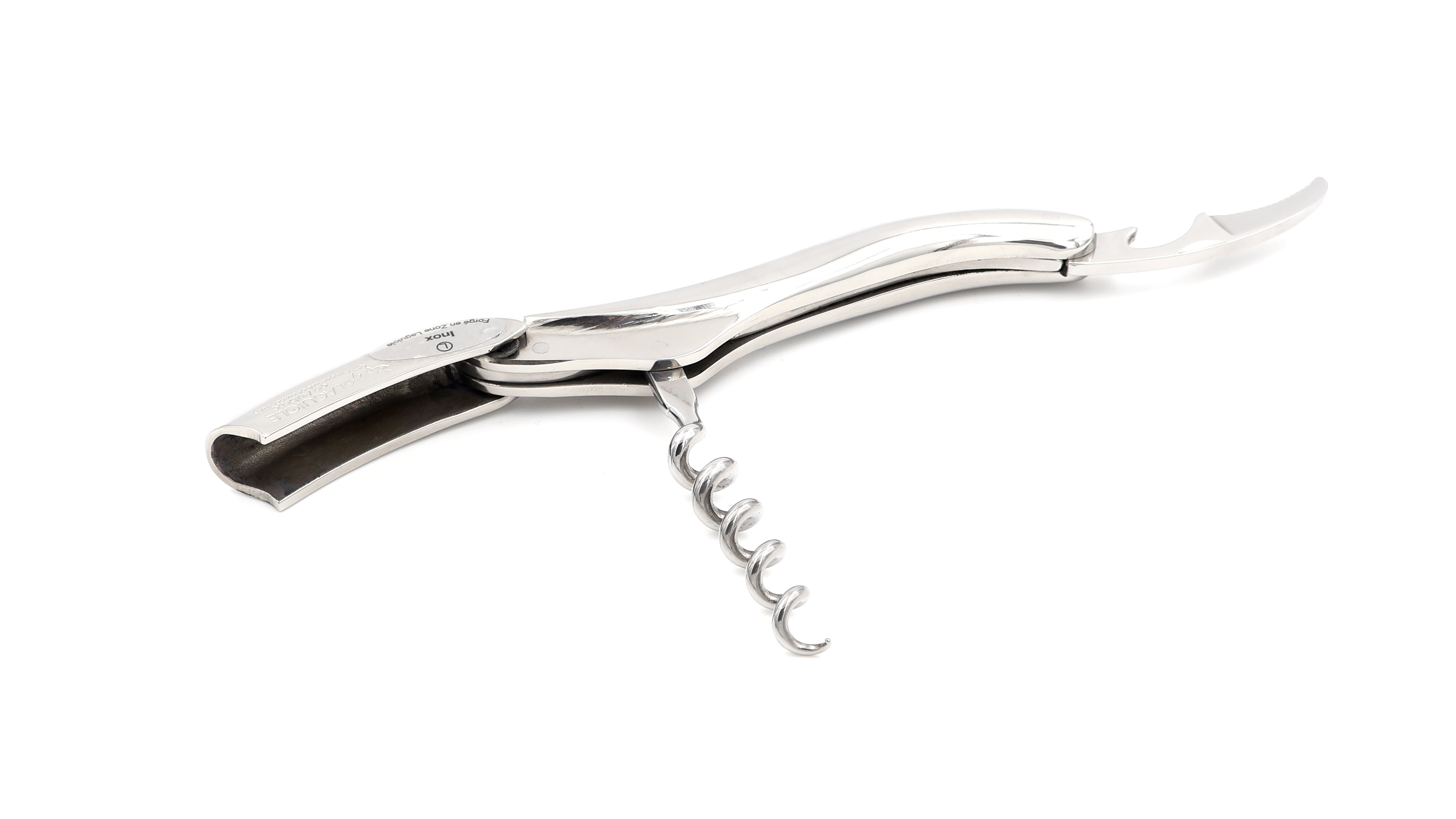 Laguiole en Aubrac Laguiole Sommelier knife stainless steel shiny