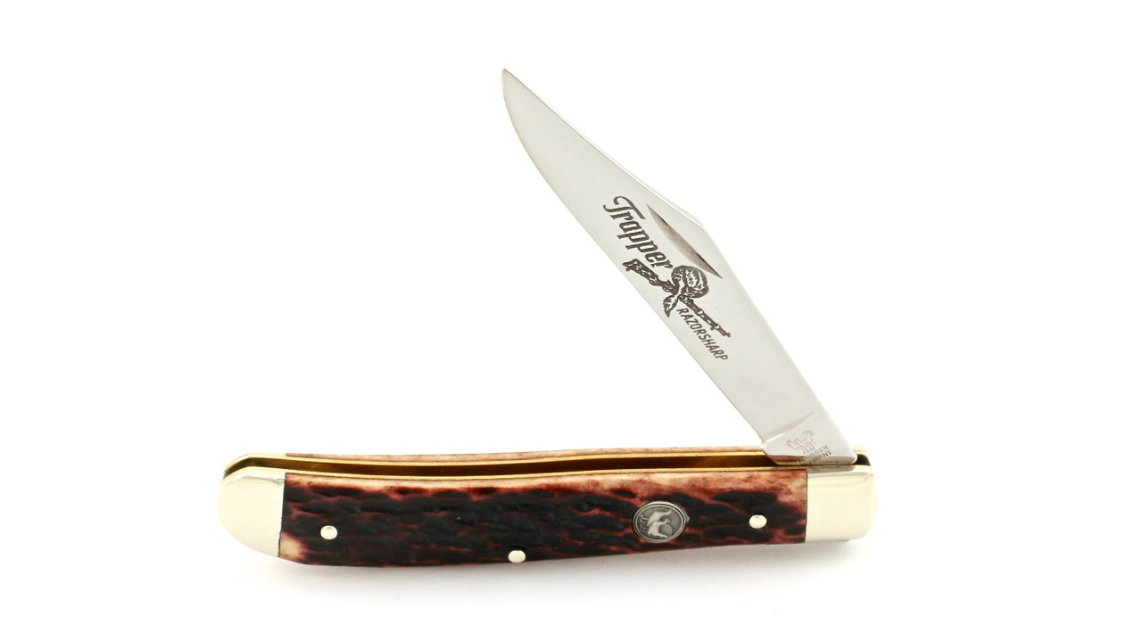 Robert Klaas Trapper Messer pigged bone