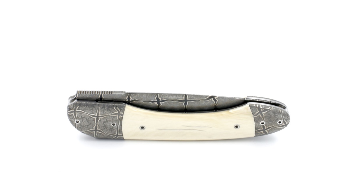 Philippe Soeuvre le Vault de lugny mammoth ivory mosaic damaskus blade