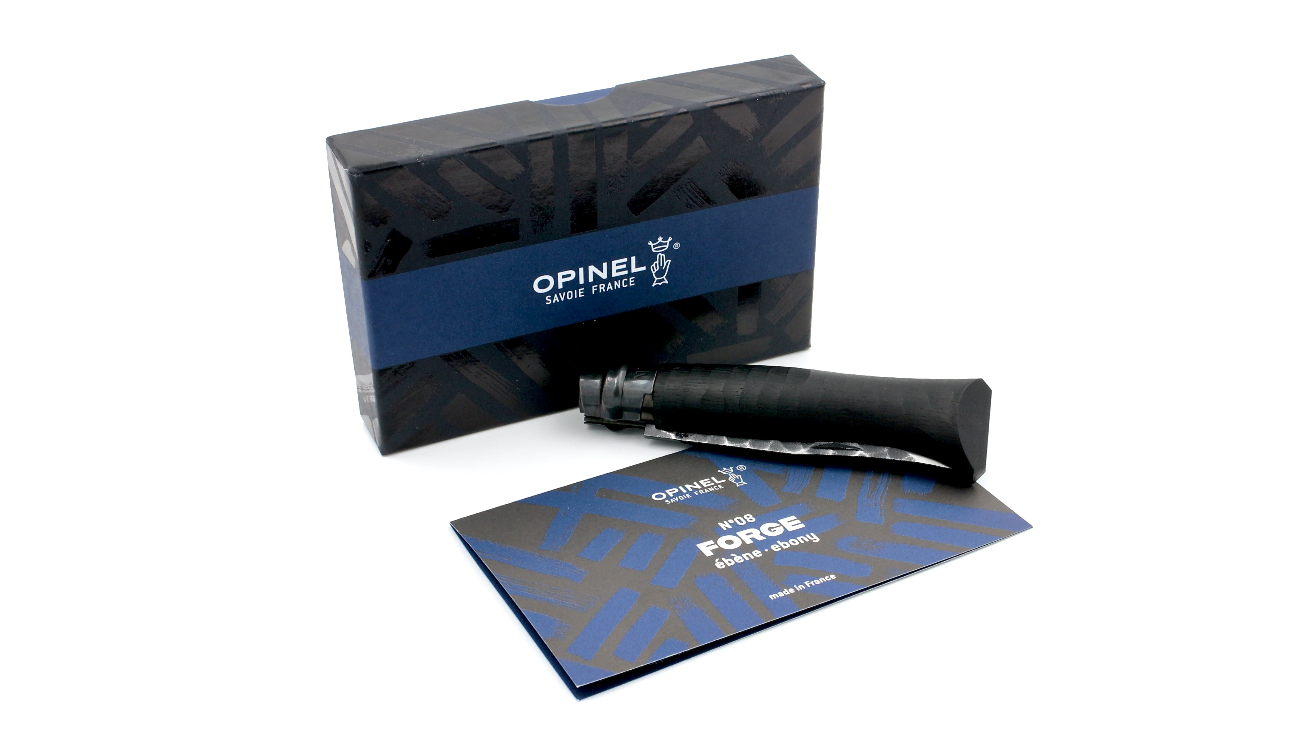 OPINEL Messer No.8 FORGE Ebenholz limitierte Edition