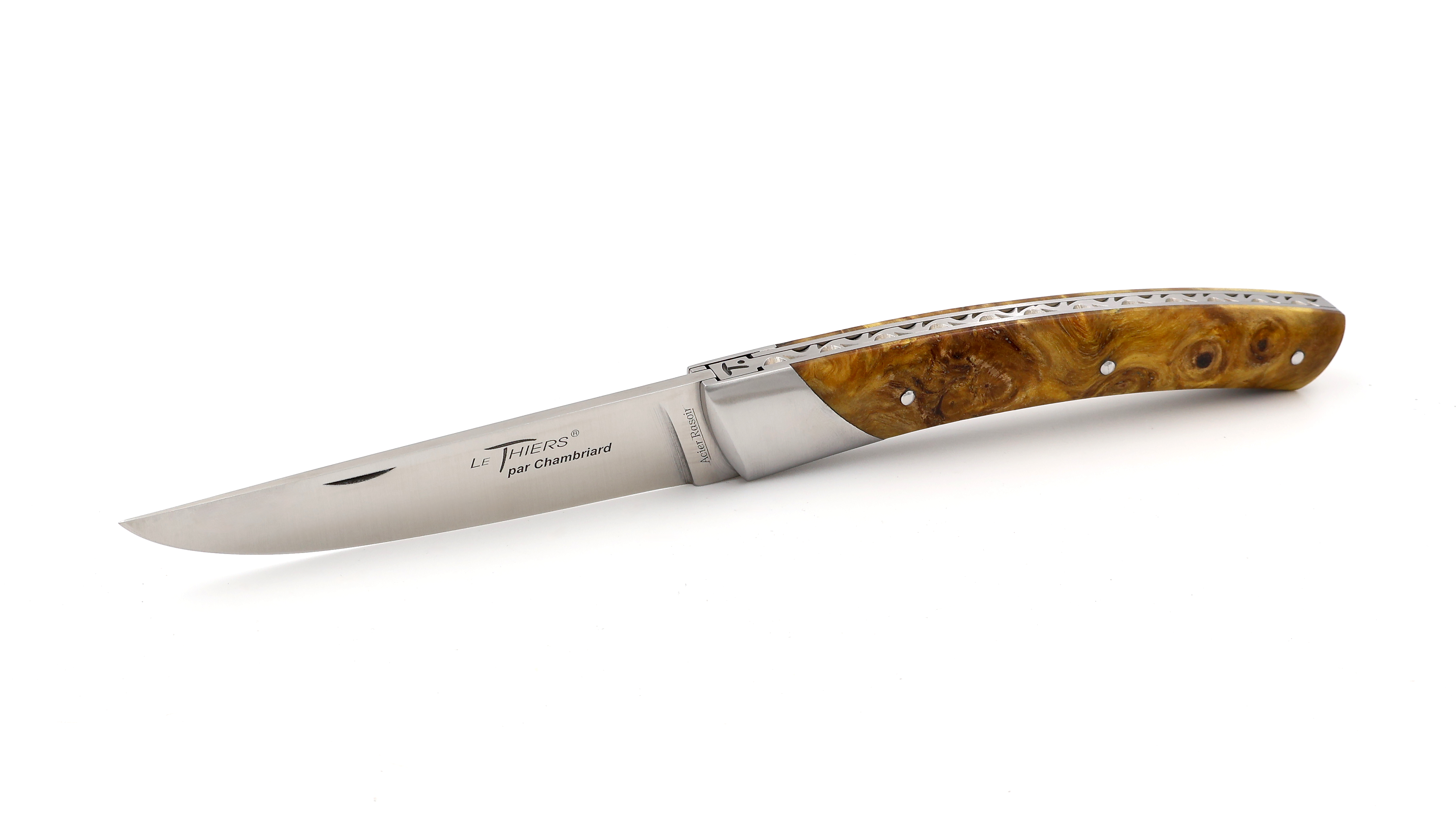 Chambriard Thiers COMPAGNON limited Edition Pappel Wurzelholz